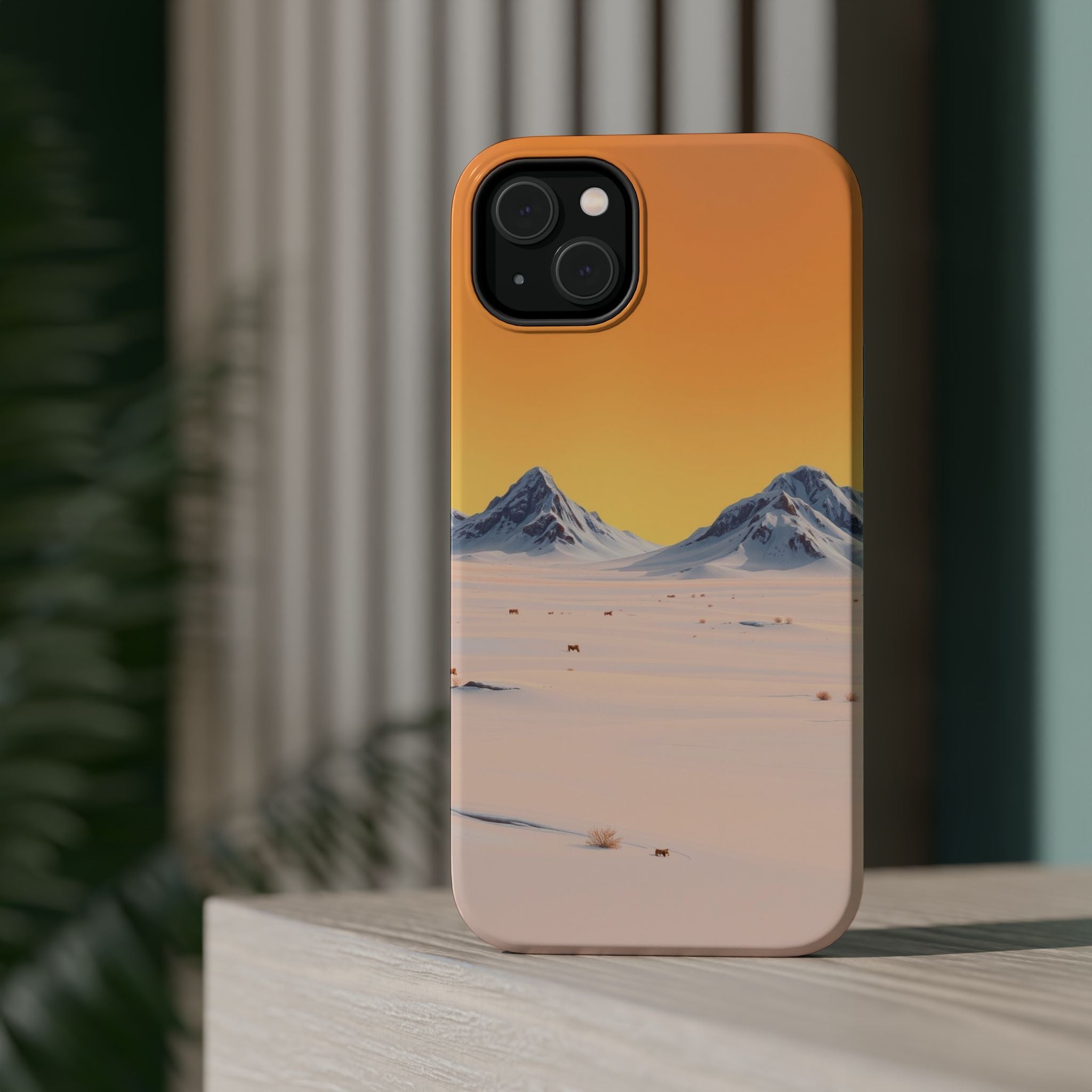 iPhone Mustard And Rust Arctic Tundra Slim Everyday iPhone 20 Designer · iPhone