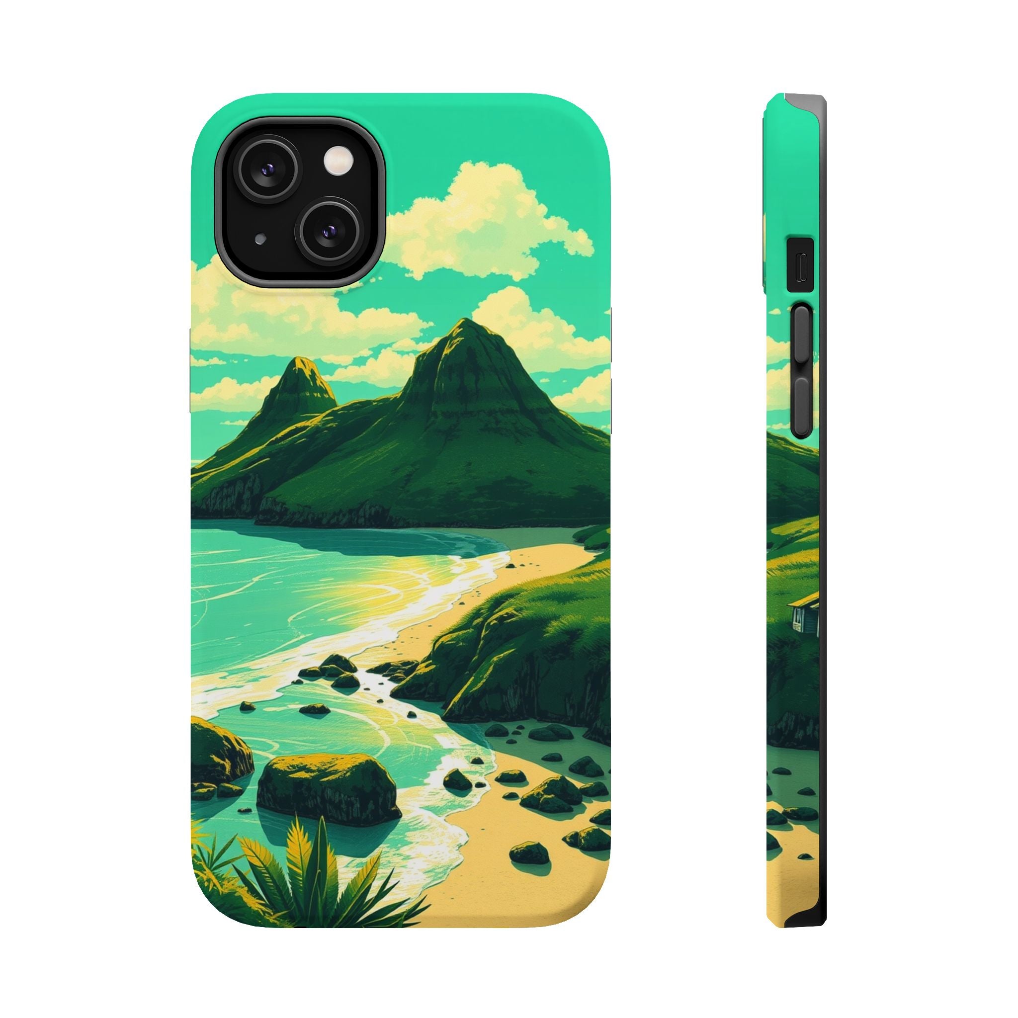 iPhone Hibiscus Coast Hand-Drawn Sketch Slim Everyday iPhone Designer · iPhone C