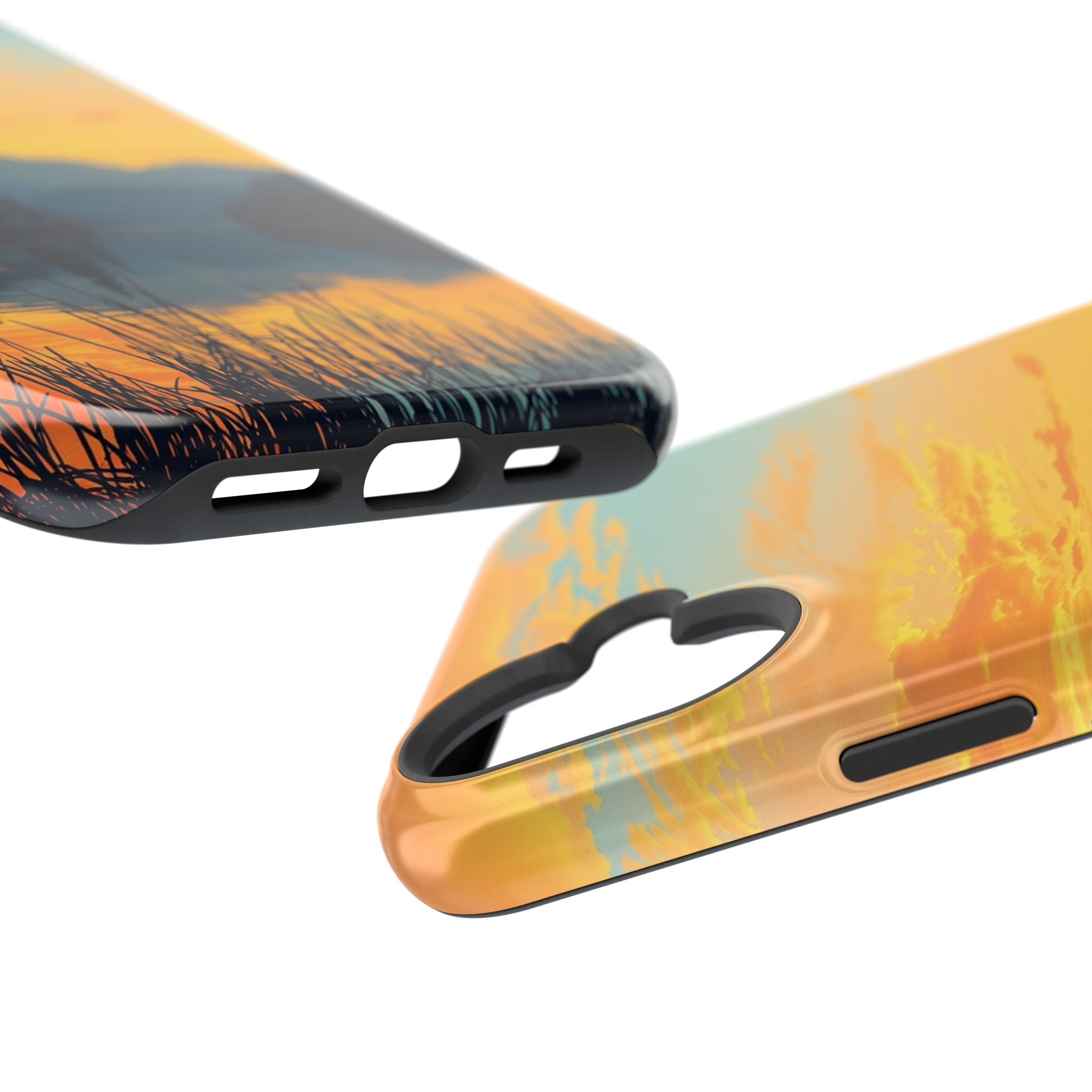 iPhone Lake at Twilight Oil Painting Impressionist iPhone Artistic · iPhone Case