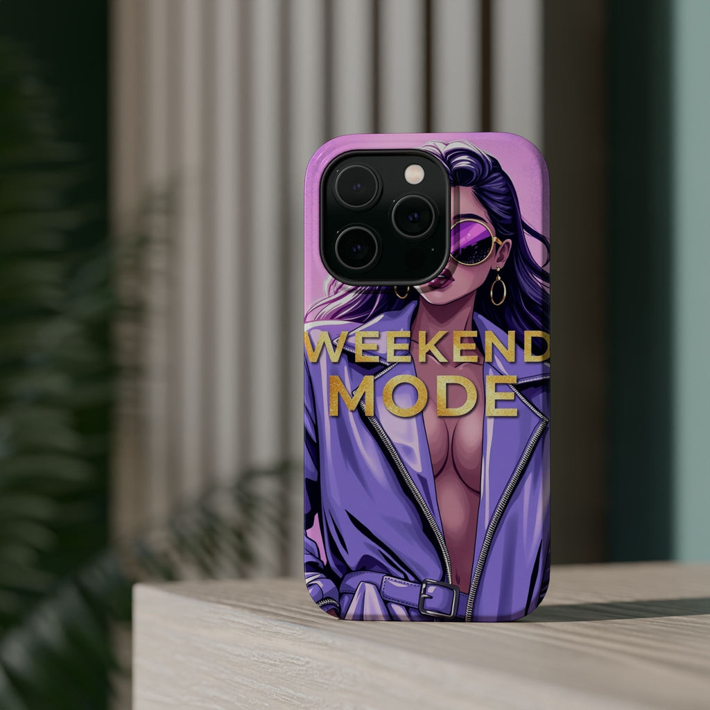 iPhone Lavender And Pearl Weekend Mode On Slim Everyday Designer Case · iPhone C