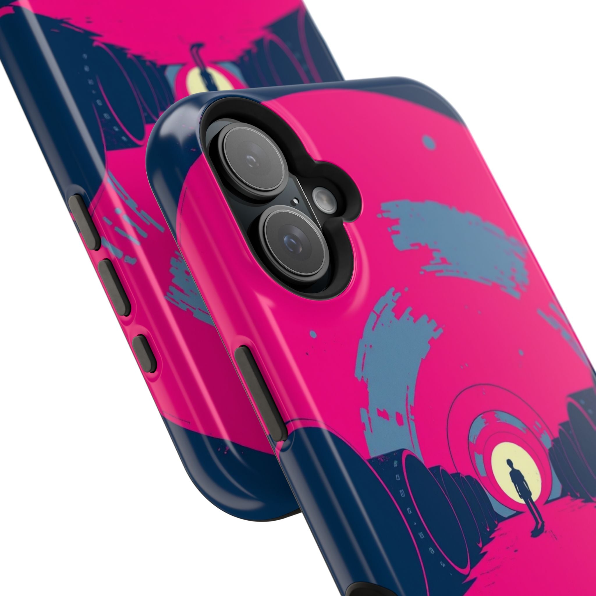 iPhone 1960s Mod Circles Bold Art Bold Modern Everyday Snap Case · iPhone Case