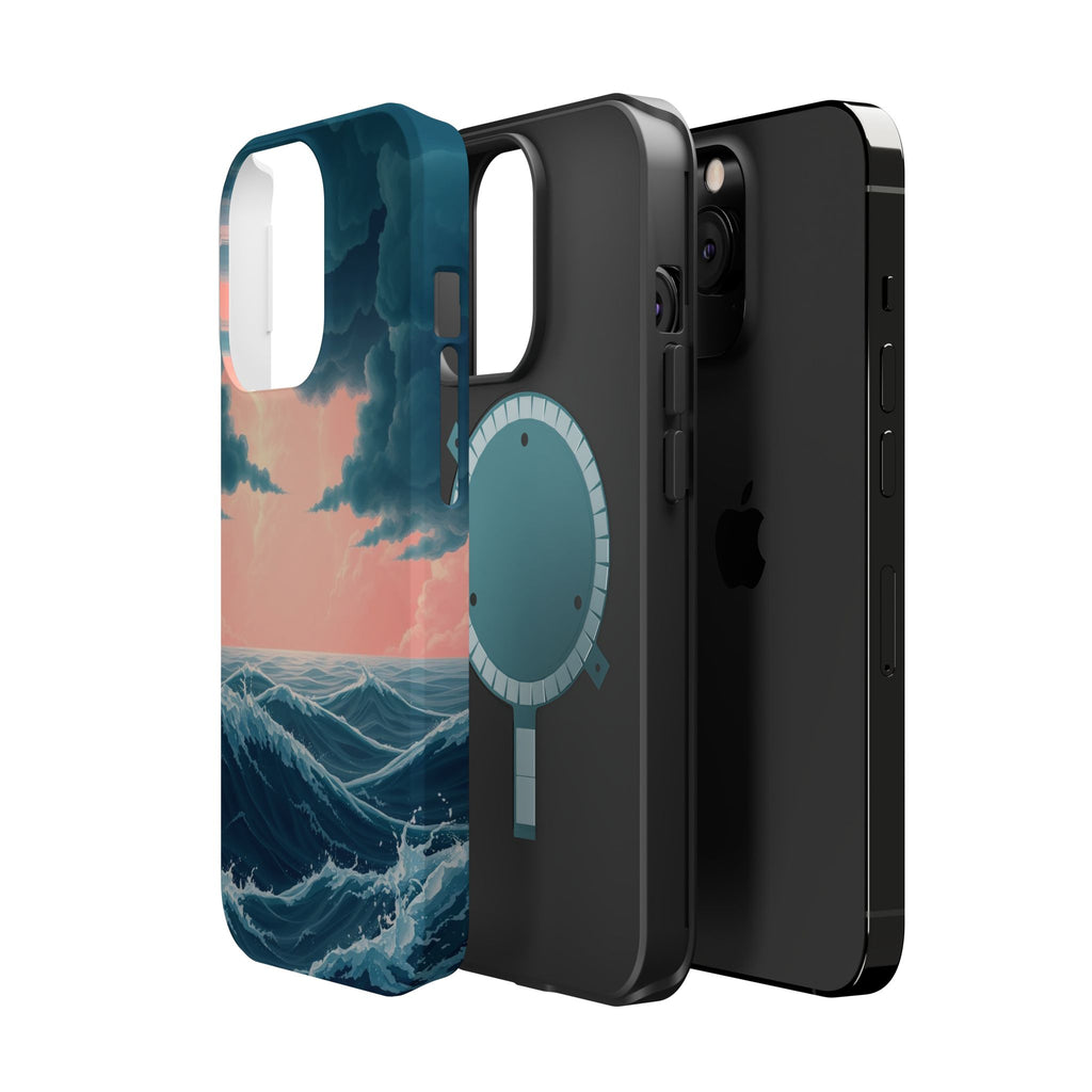 iPhone Storm at Sea 3D Digital Slim Everyday Designer Case · iPhone Case