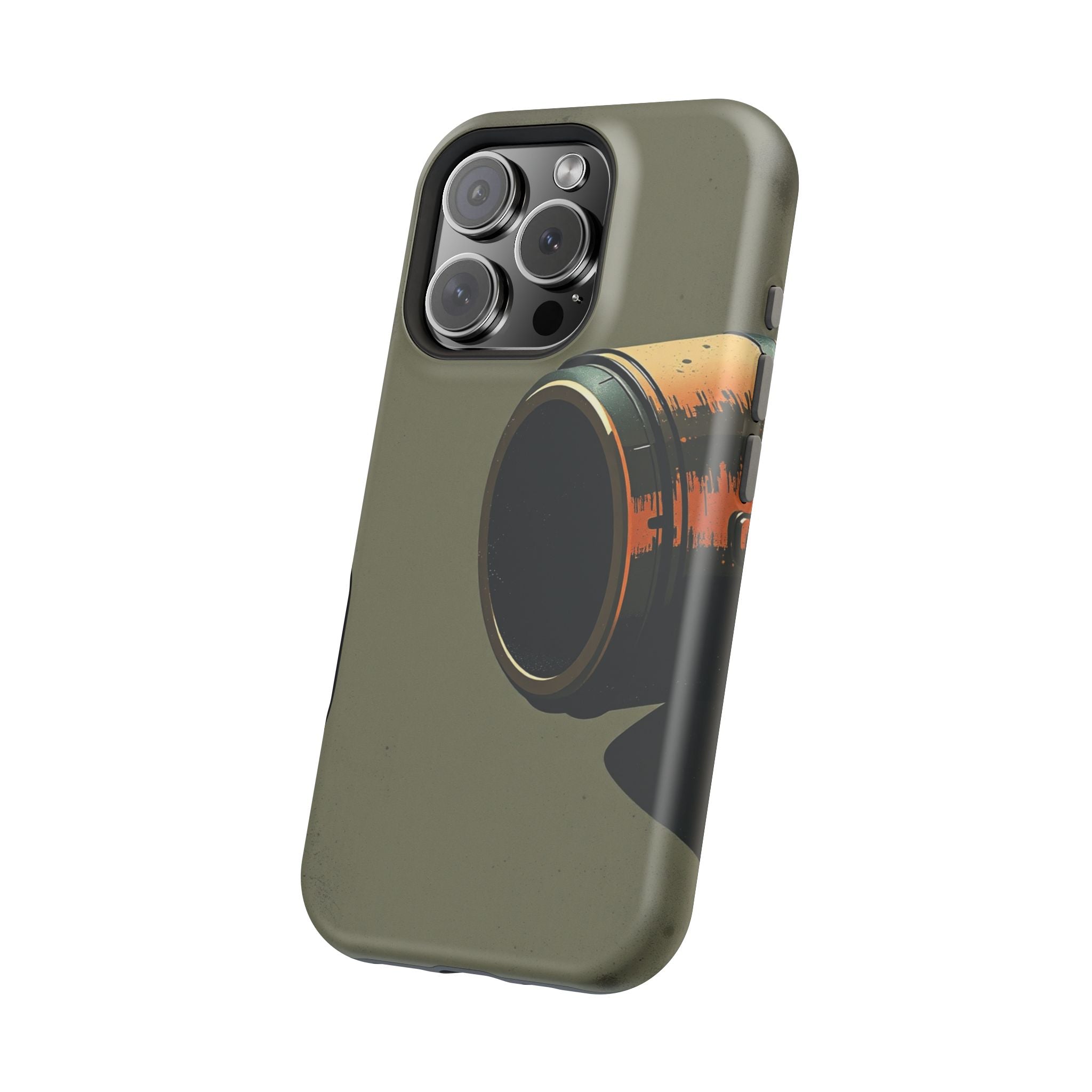 iPhone Charcoal And Copper Vintage Postcard Slim Everyday Designer Case · iPhone