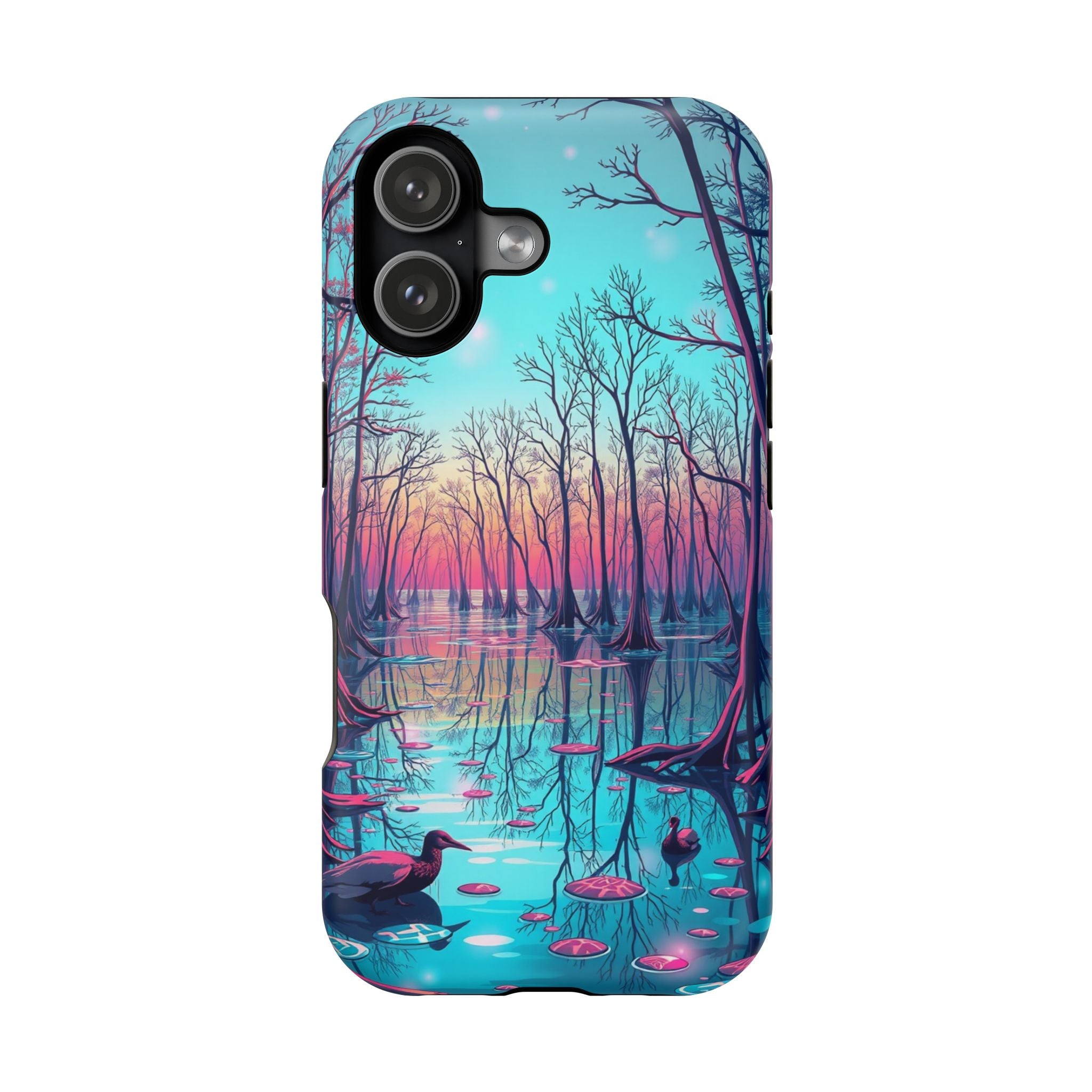 iPhone Cypress Swamp Holographic Iridescent Slim iPhone Everyday · iPhone Case