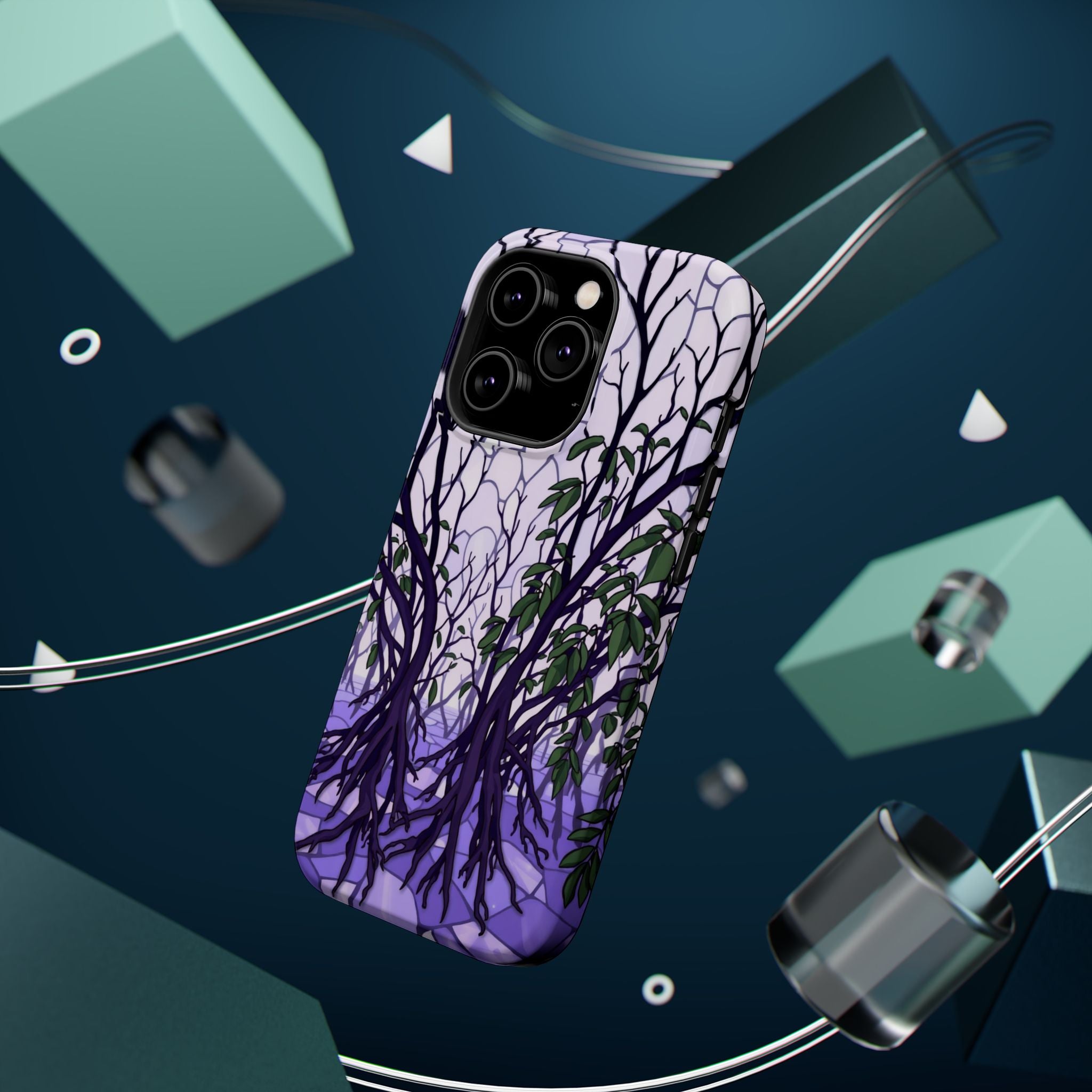 iPhone Lavender And Pearl Mangrove Roots Slim Everyday iPhone Designer · iPhone