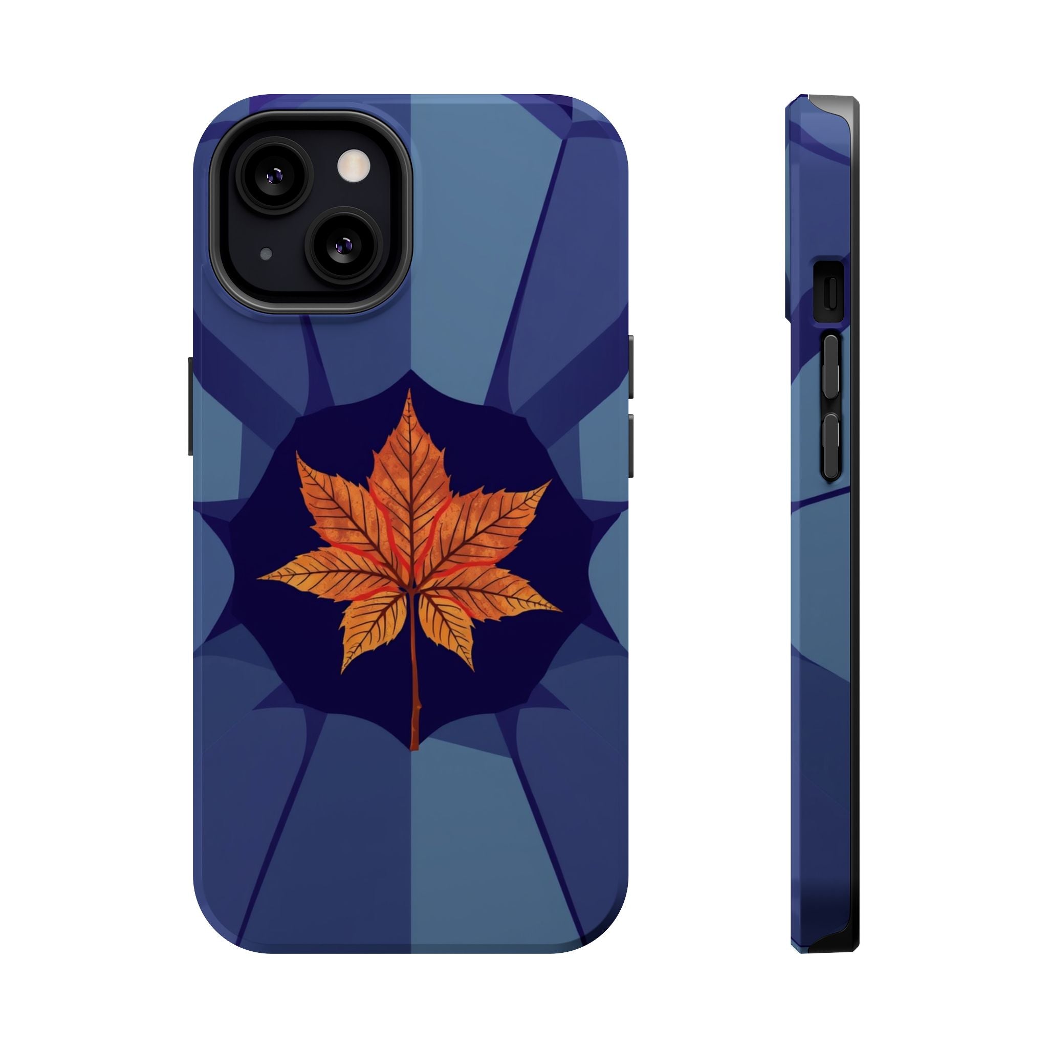 iPhone Autumn Maple Abstract Geometric Slim Everyday Designer Case · iPhone Case