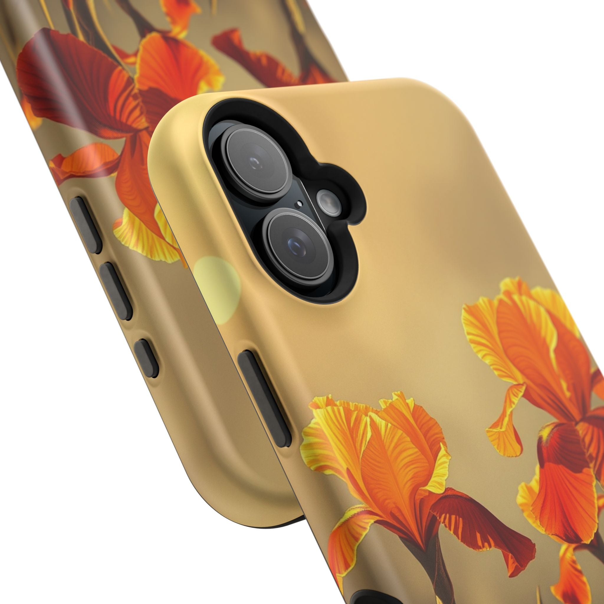 iPhone Iris Garden Gold Foil Luxury Slim Everyday Designer Case · iPhone Case
