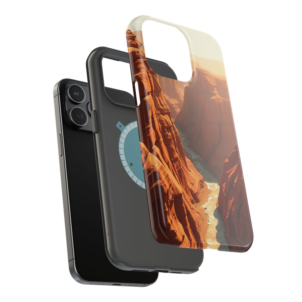 iPhone Vibrant River Canyon Design Bold Modern Everyday Snap Case · iPhone Case
