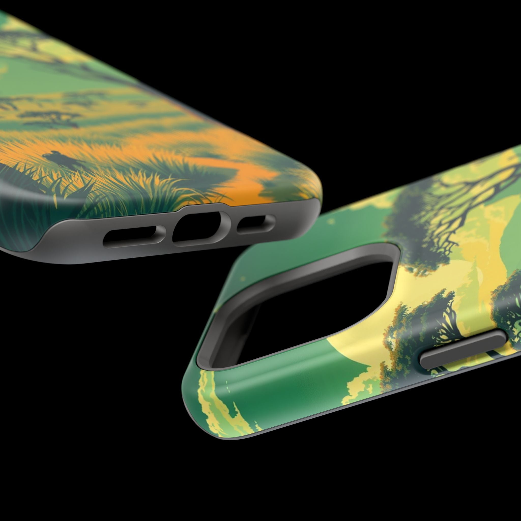 iPhone Savanna Horizon Pixel Art -Bit Slim Everyday Designer Case · iPhone Case