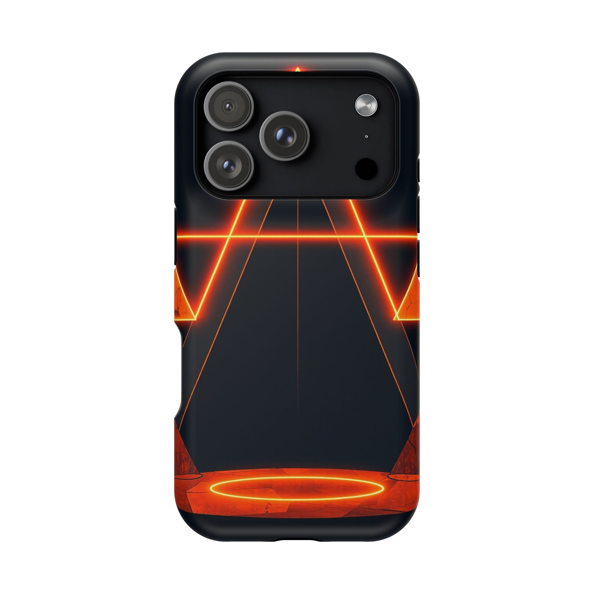 iPhone Vibrant Neon Geometry Design Slim Everyday Designer Case · iPhone Case