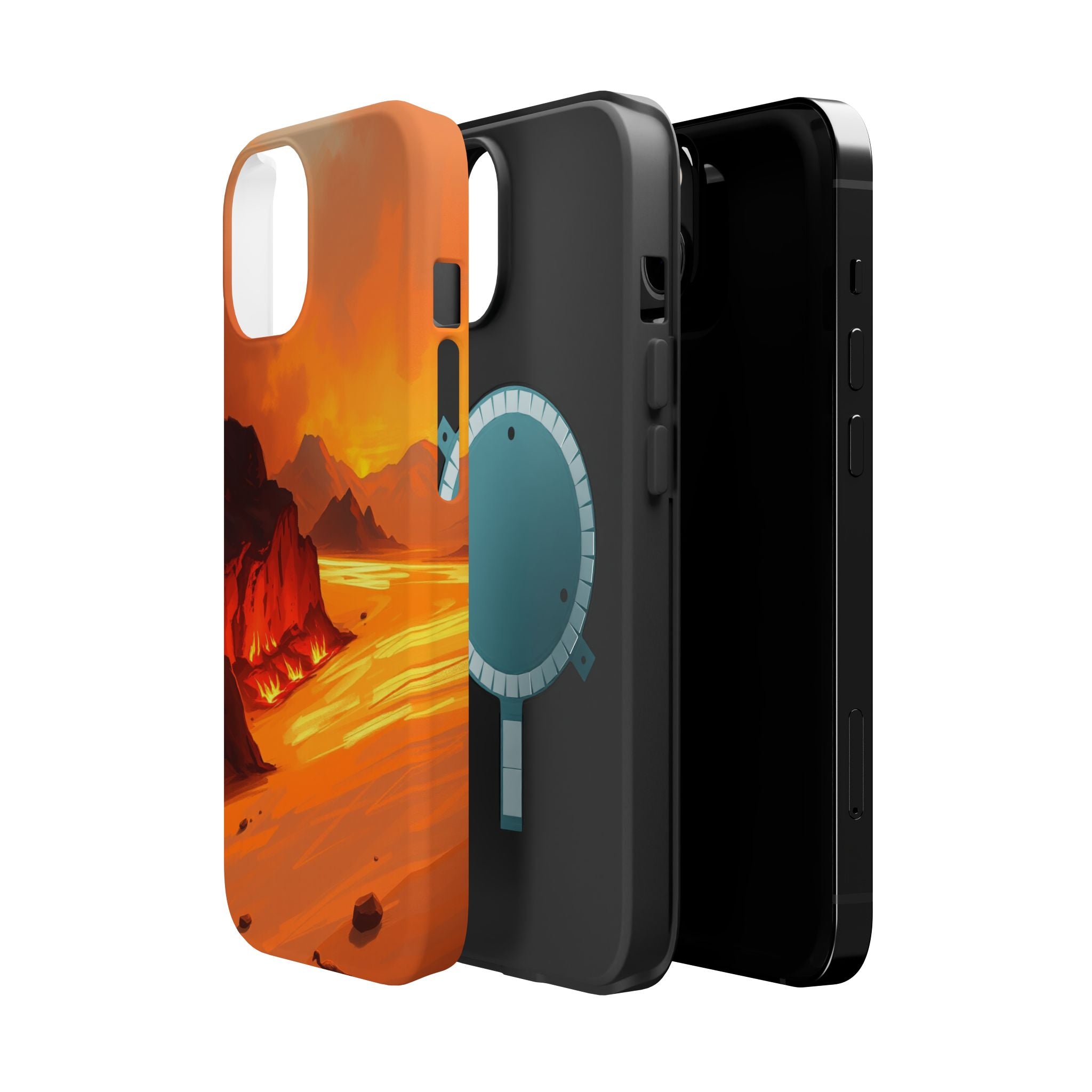 iPhone Burnt Orange And Sand Wildfire Glow Slim iPhone Everyday · iPhone Case