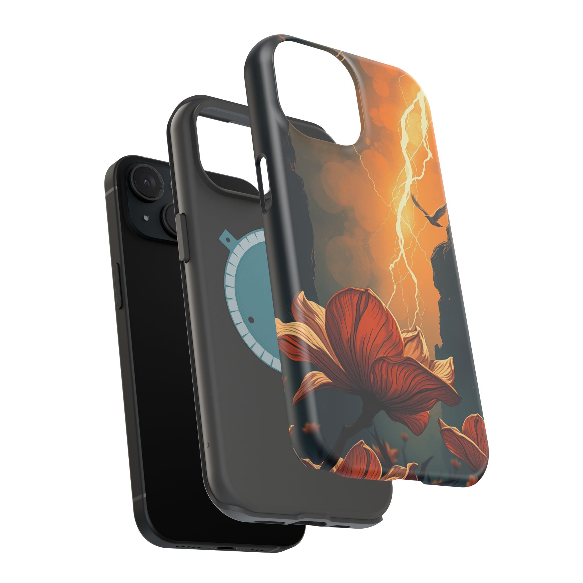 iPhone Vibrant Petal Storm Design Bold Modern Everyday Snap Case · iPhone Case