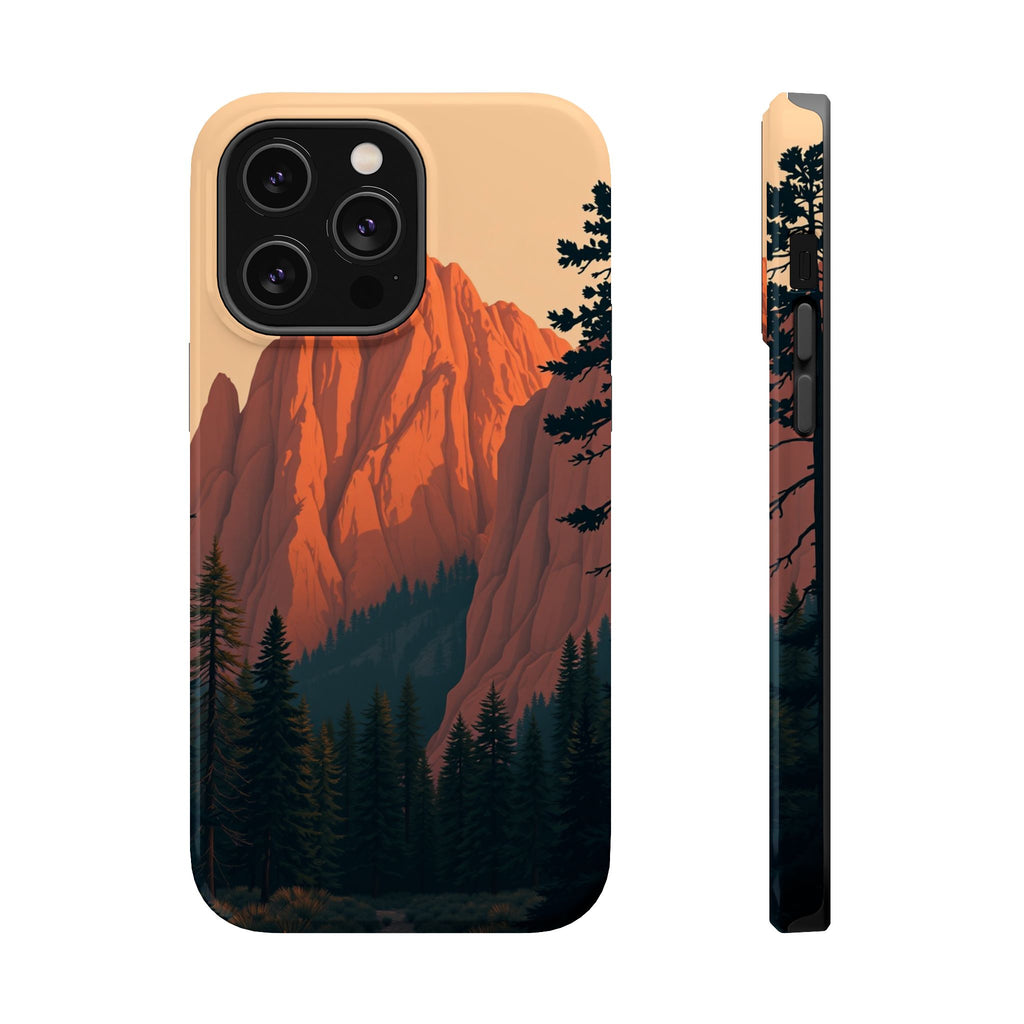 iPhone Serene Pine Ridge Design 18 Bold Modern Everyday Snap Case · iPhone Case