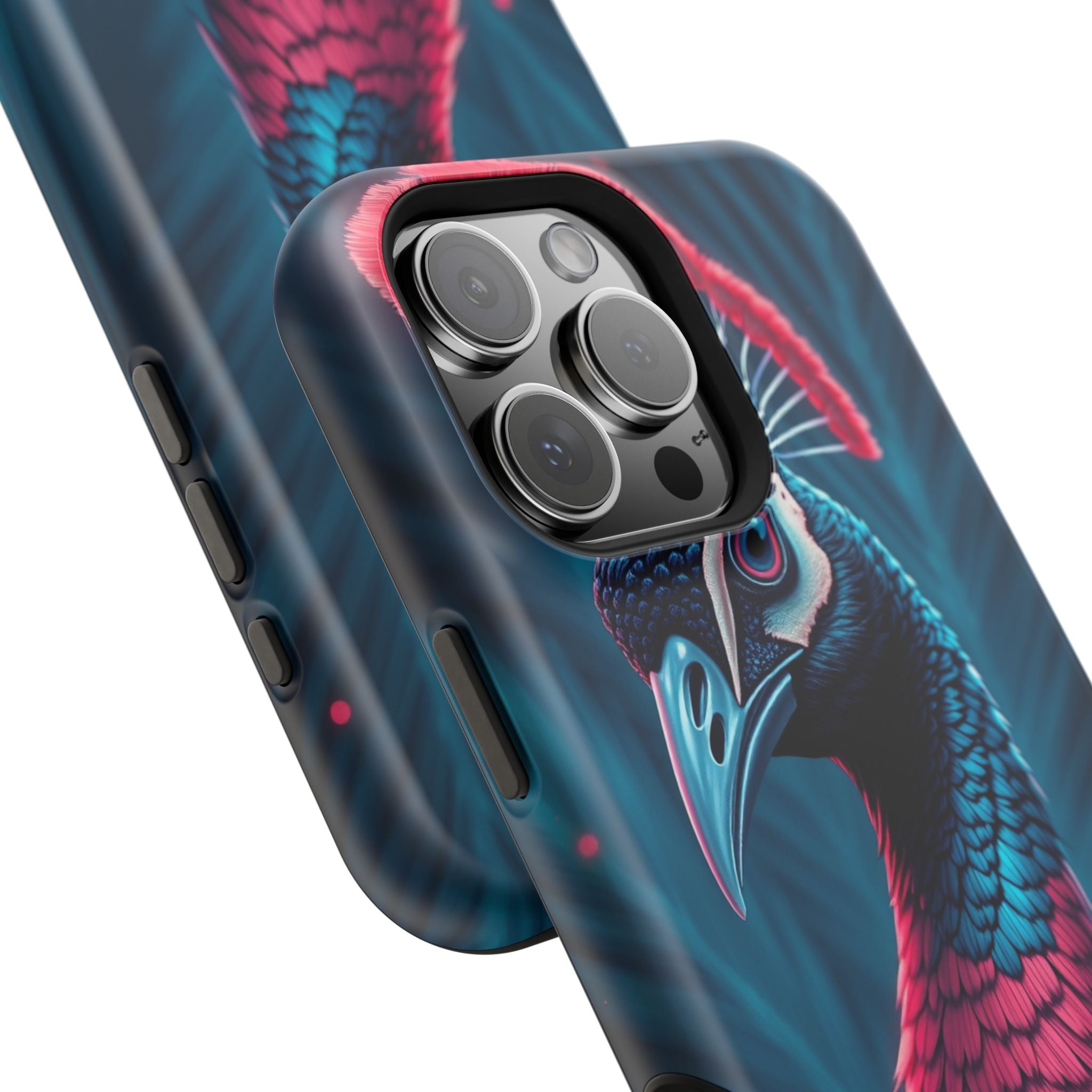 iPhone Nouveau Peacock Electric Art Slim Everyday Designer Case · iPhone Case