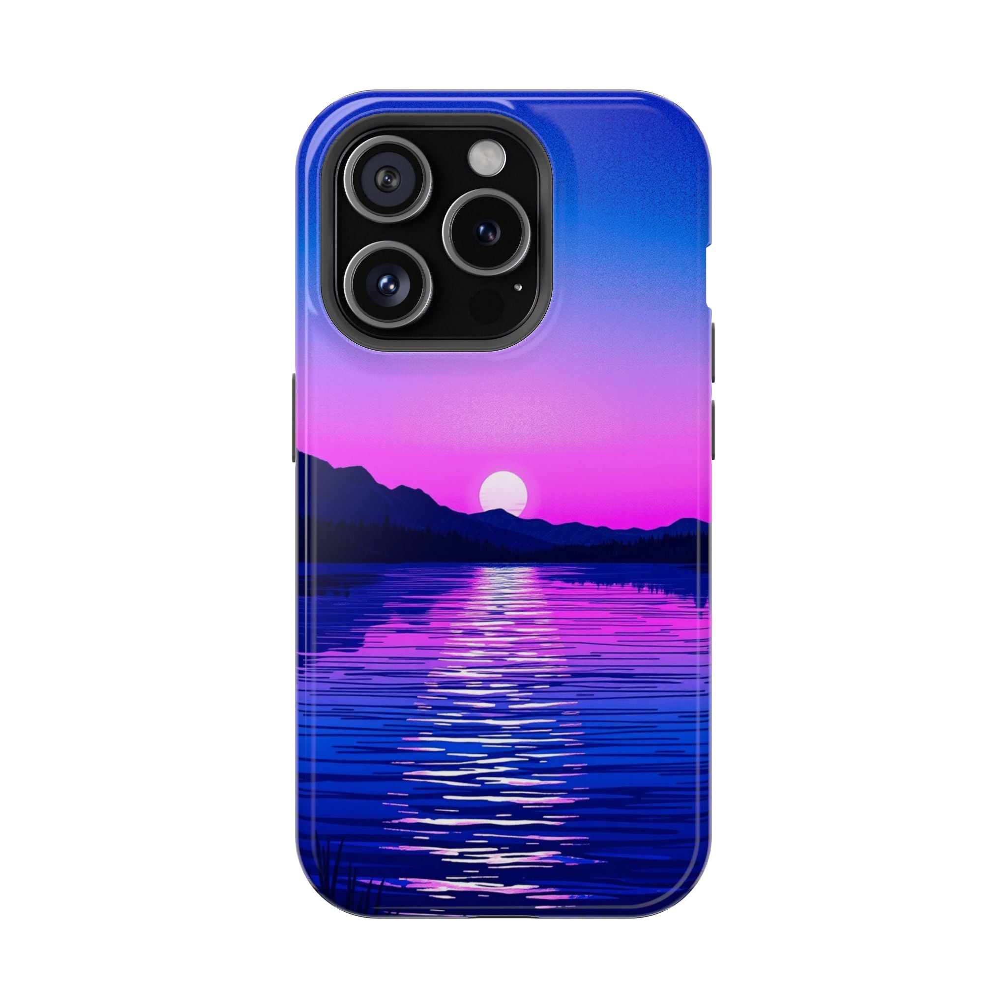 iPhone Indigo And Violet Lake at Twilight Slim iPhone Everyday Designer · iPhone