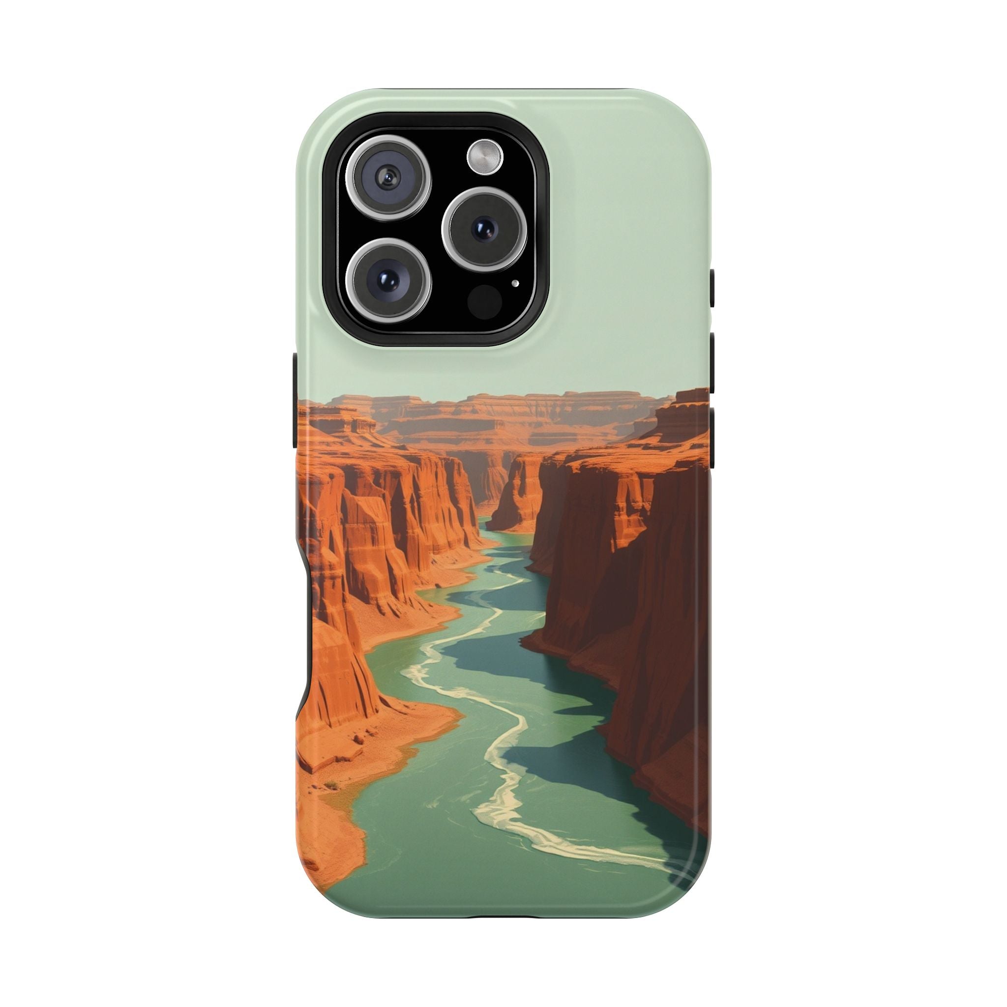 iPhone Burnt Orange And Sand River Canyon Slim iPhone Everyday Designer · iPhone