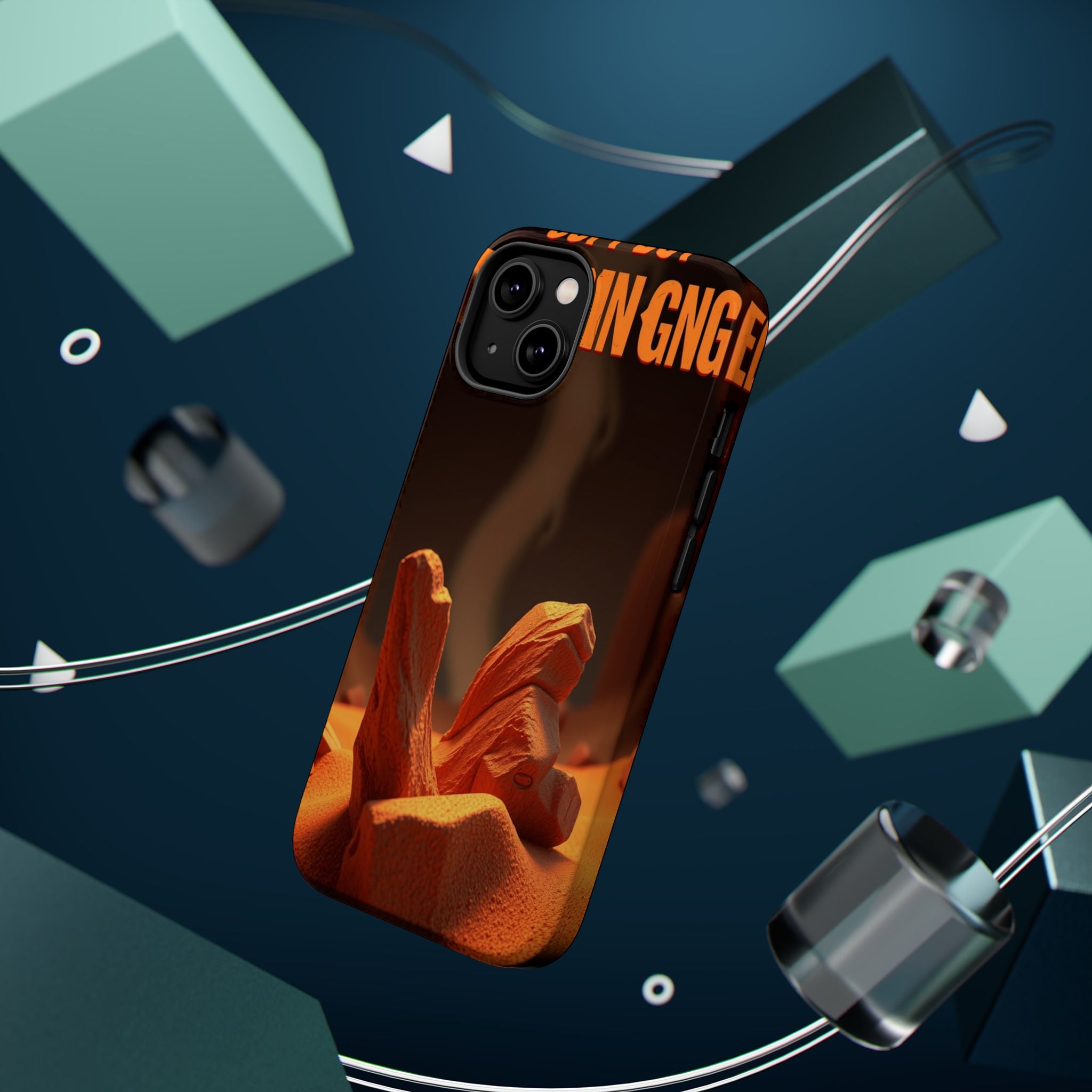 iPhone Earthy Soft but Unhinged Design Slim Everyday Designer Case · iPhone Case