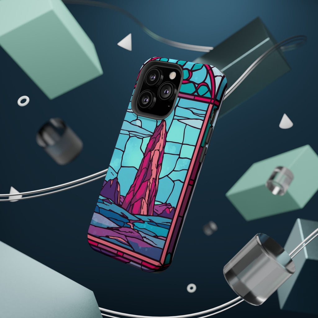 iPhone Tundra Expanse Stained Glass Slim Everyday Designer Case · iPhone Case