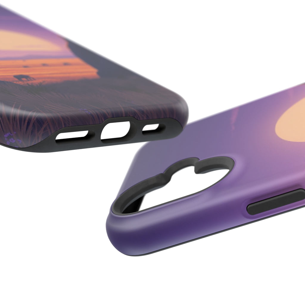 iPhone Lavender And Pearl Savanna Horizon Slim iPhone 18 Everyday · iPhone Case