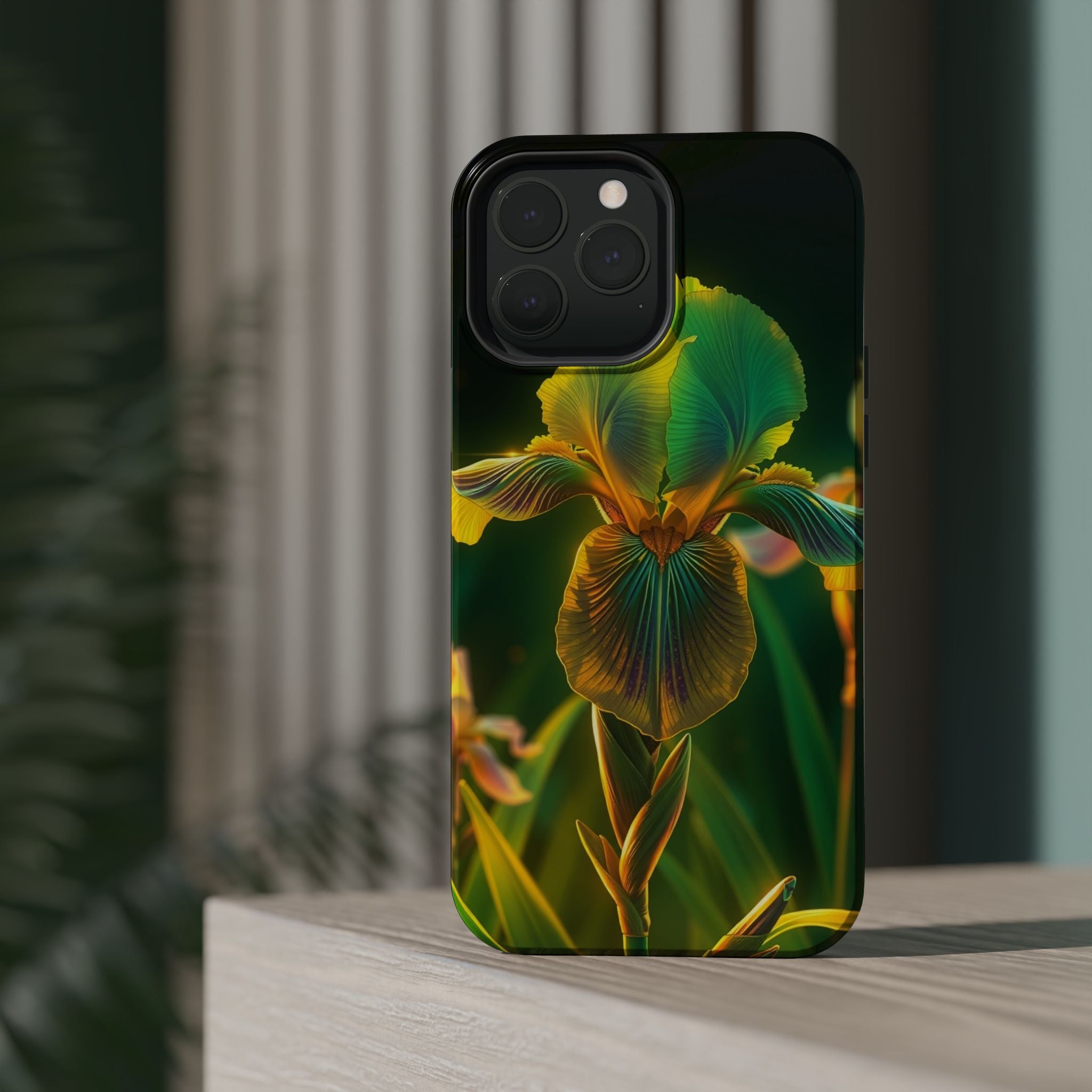 iPhone Iris Garden Bold Art Slim Everyday Designer Case · iPhone Case Quiet Mood