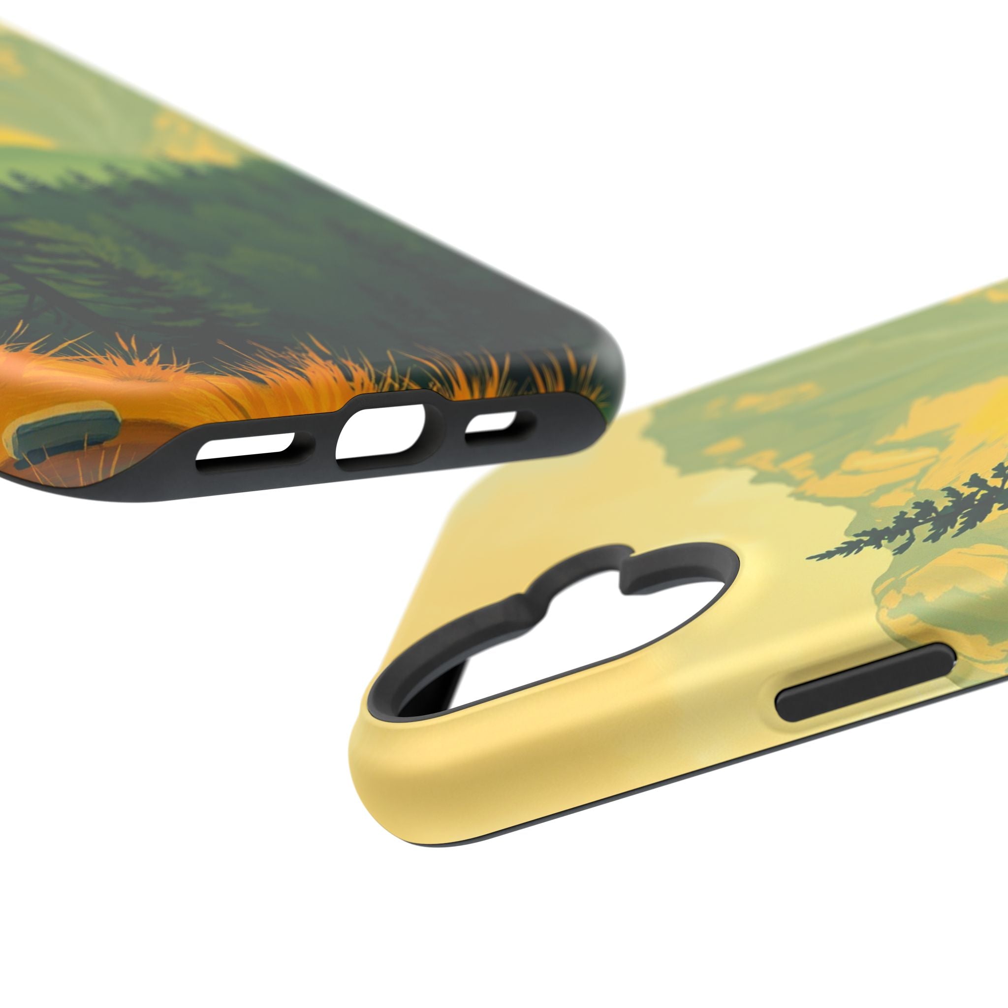 iPhone Pine Ridge Oil Painting Impressionist Slim iPhone Everyday · iPhone Case