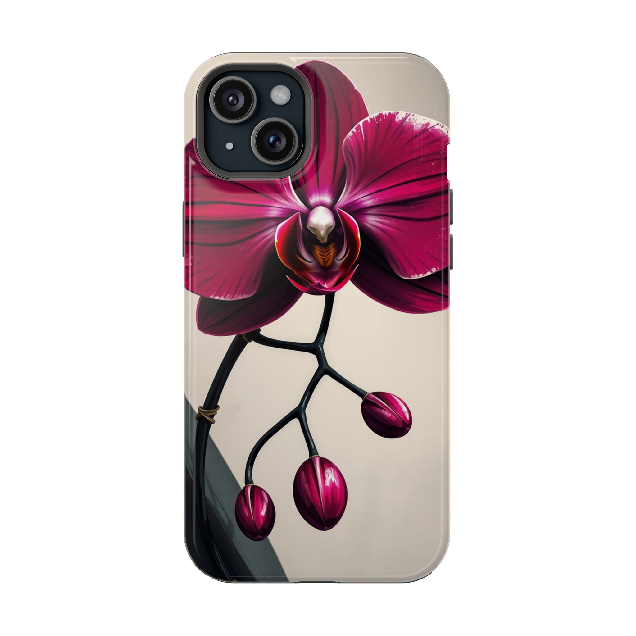 iPhone Orchid Study Enchanted Art Bold Modern Everyday Snap Case · iPhone Case