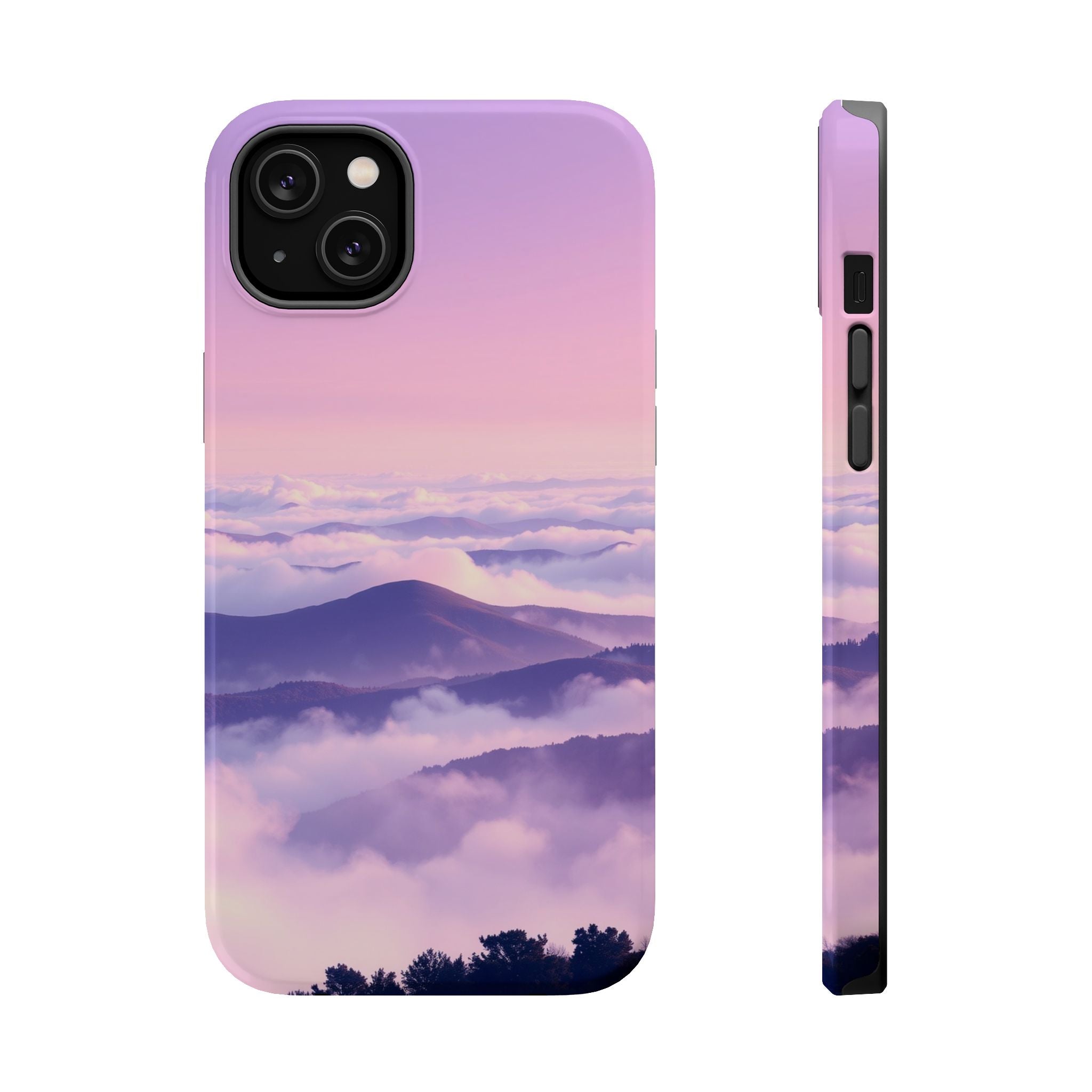 iPhone Fog Rolling Over Hills Electric Art Slim iPhone Everyday · iPhone Case