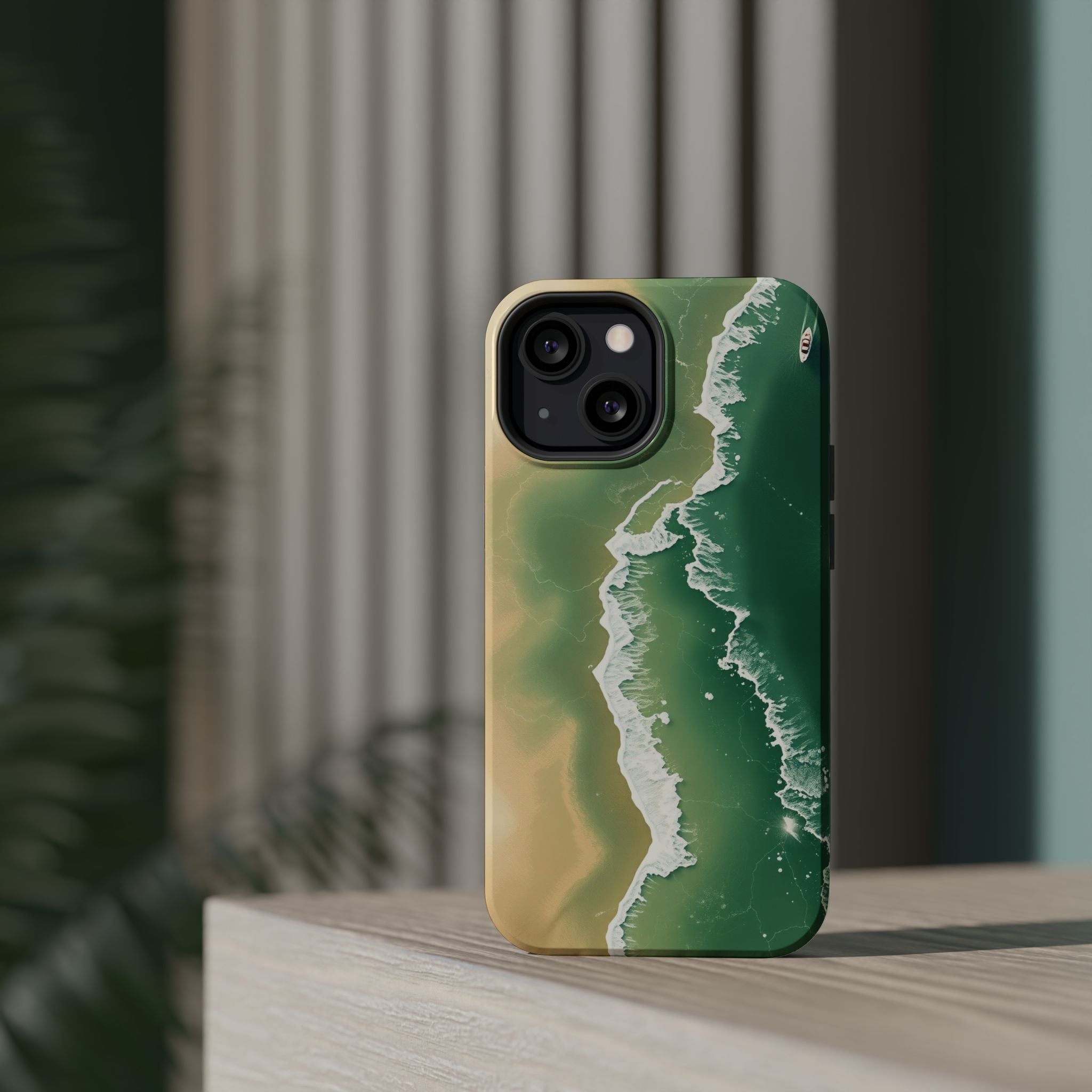 iPhone Shoreline Aerial Bold Art Bold Modern Everyday Snap Case · iPhone Case