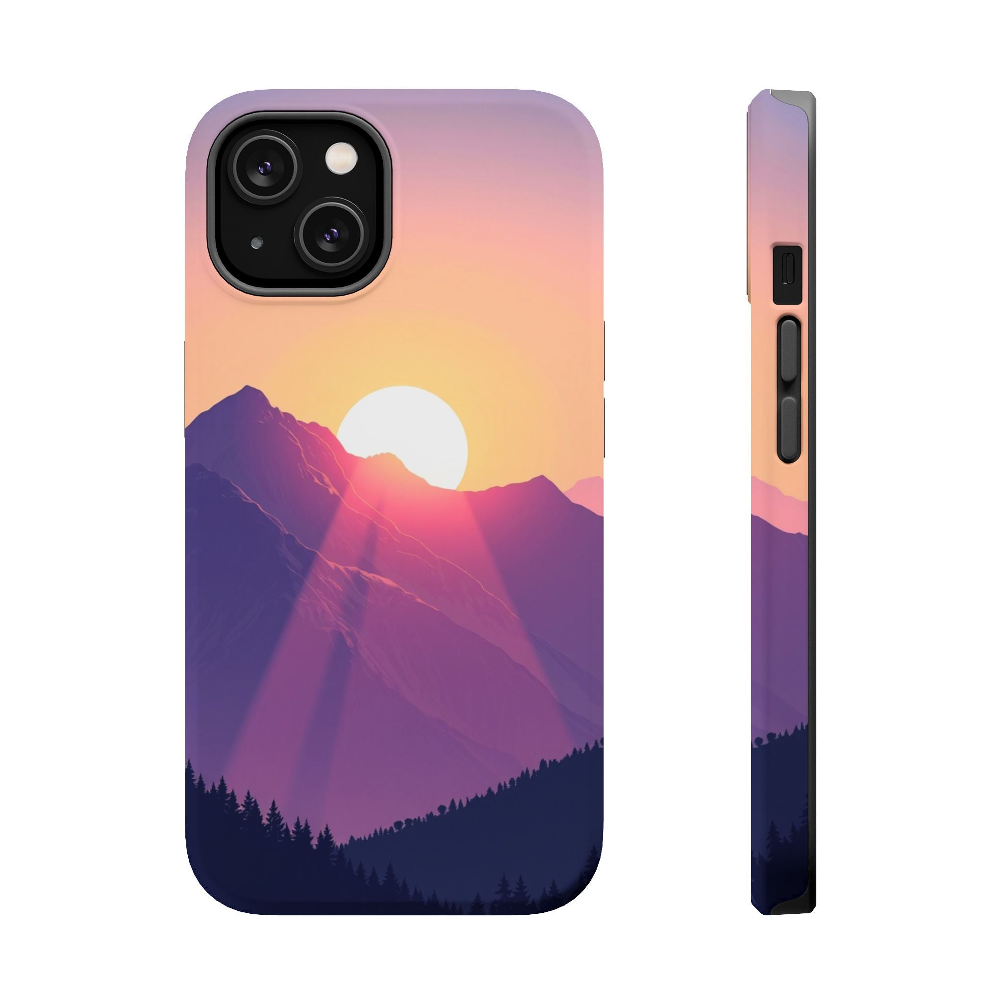 iPhone Lavender And Pearl Mountain at Sunrise Slim iPhone Everyday · iPhone Case
