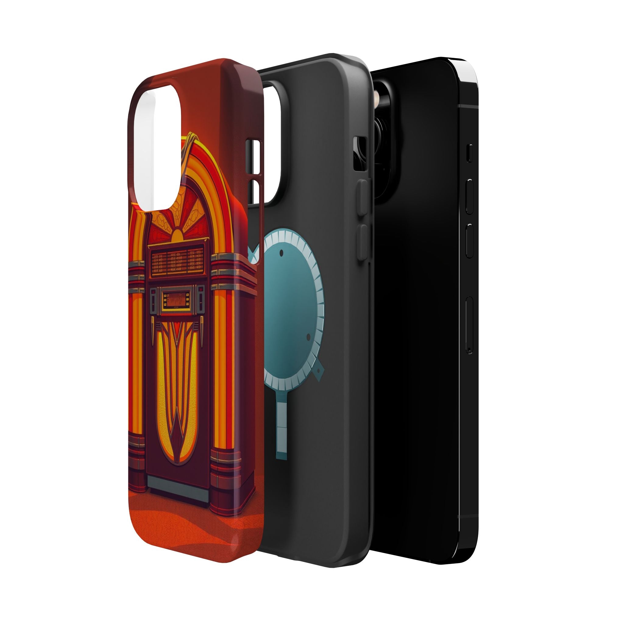 iPhone Jukebox Glow Pop Art Bold Bold Modern Everyday Snap Case · iPhone Case