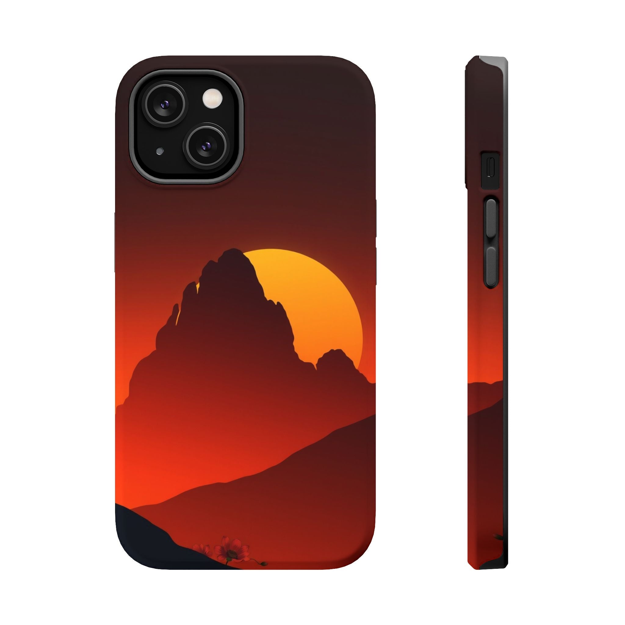 iPhone Sunset Amber And Peach Gradient Bloom Slim iPhone Everyday · iPhone Case