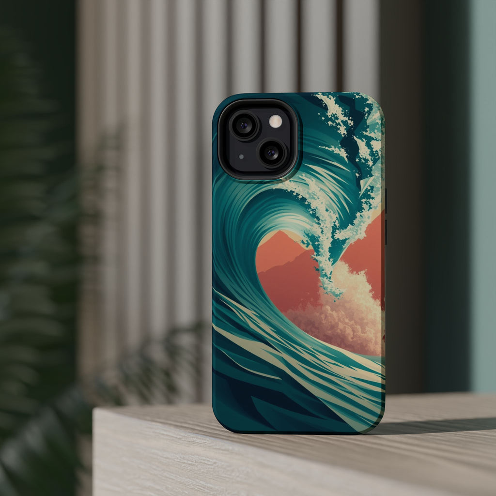 iPhone Ocean Wave Crash Cinematic Art Slim Everyday Designer Case · iPhone Case
