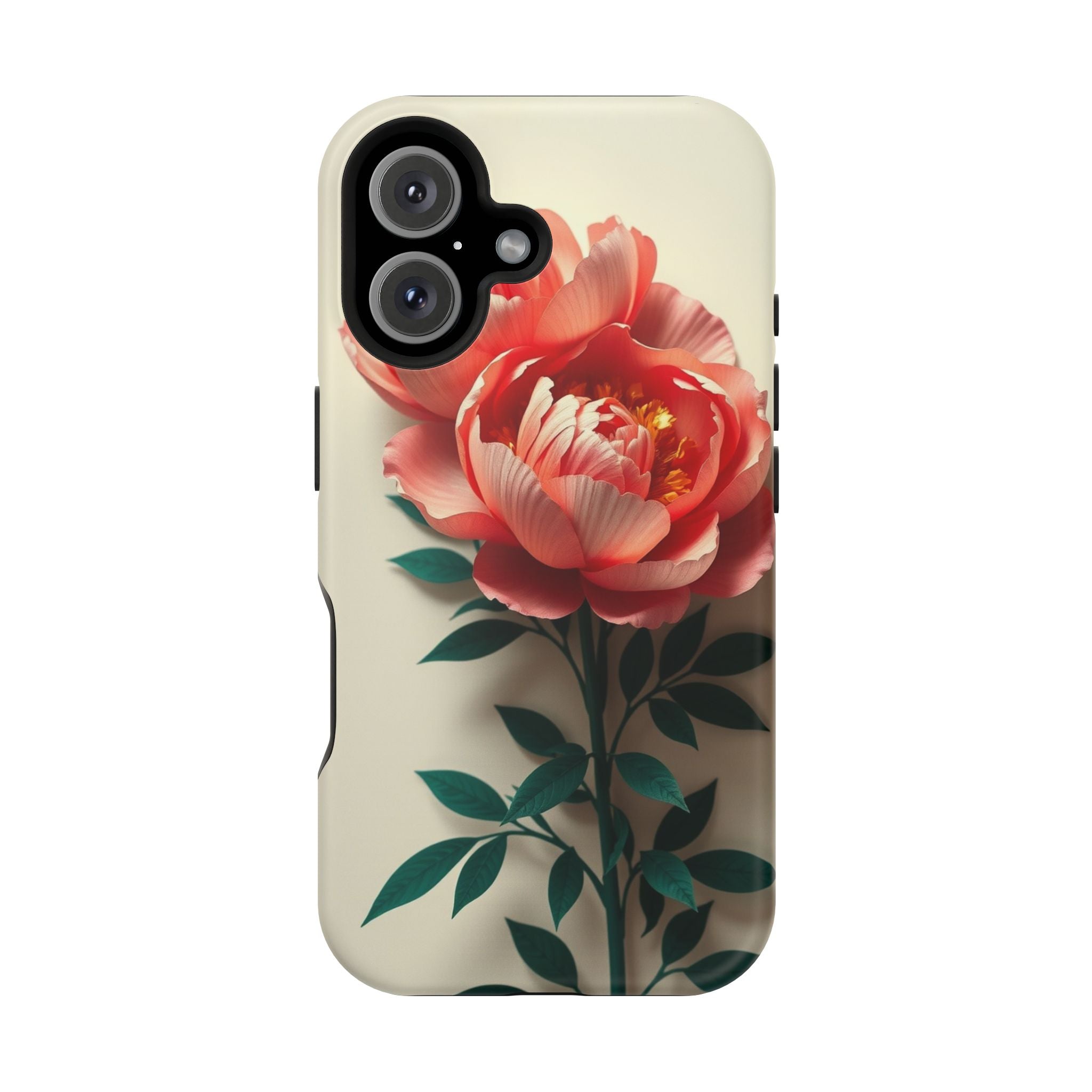 iPhone Emerald Green And Gold Peony Bouquet Slim iPhone Everyday · iPhone Case
