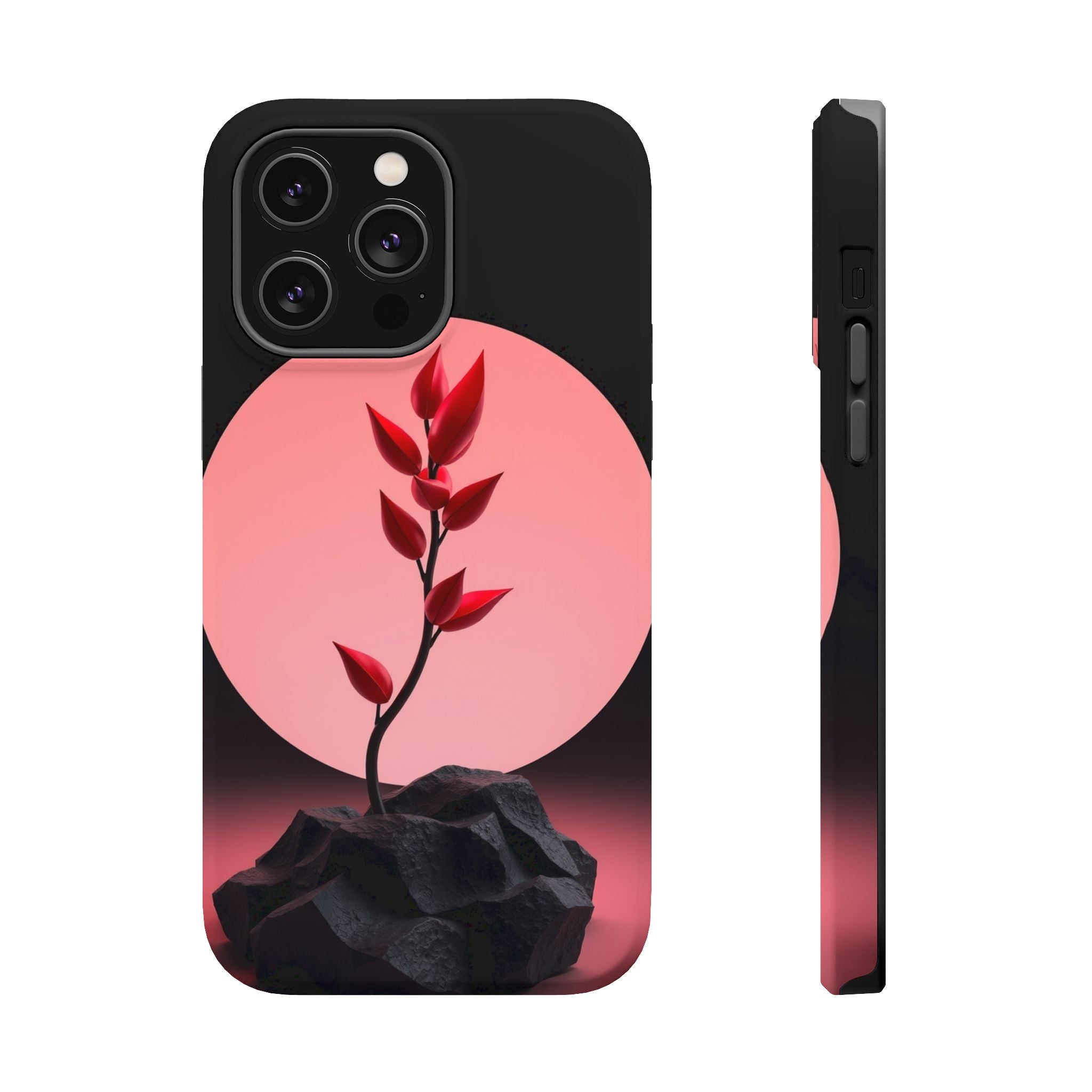 iPhone Serene Minimalist Stem Design Slim Everyday Designer Case · iPhone Case