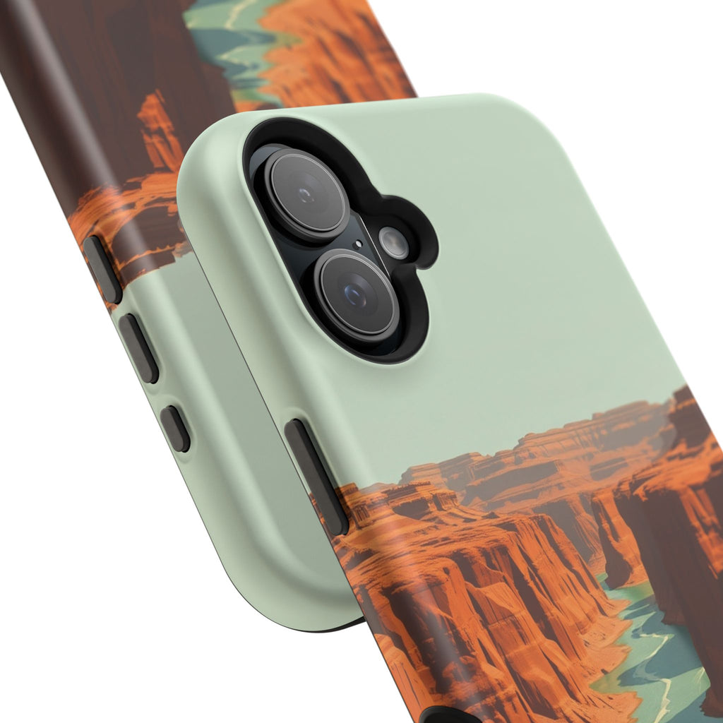 iPhone Burnt Orange And Sand River Canyon Slim iPhone Everyday Designer · iPhone