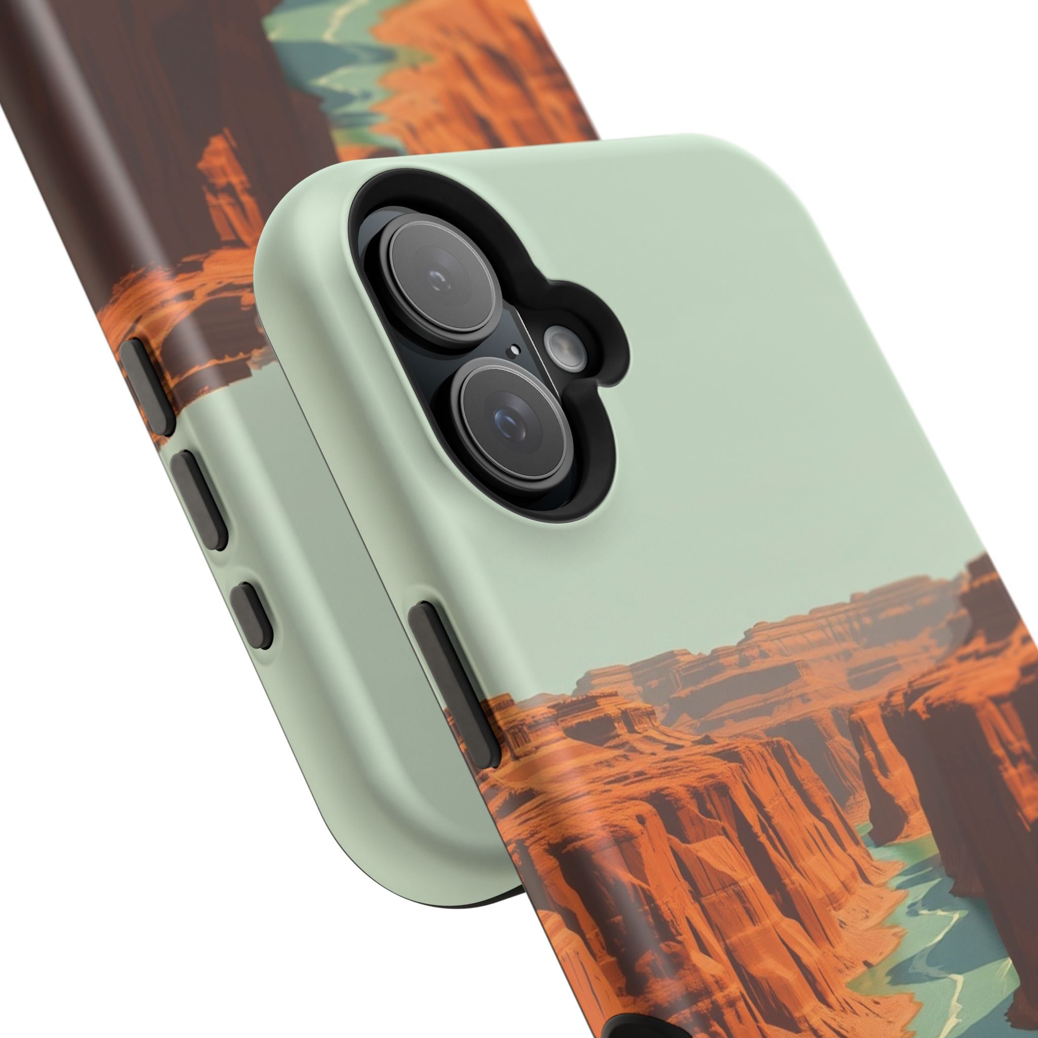 iPhone Burnt Orange And Sand River Canyon Slim iPhone Everyday Designer · iPhone