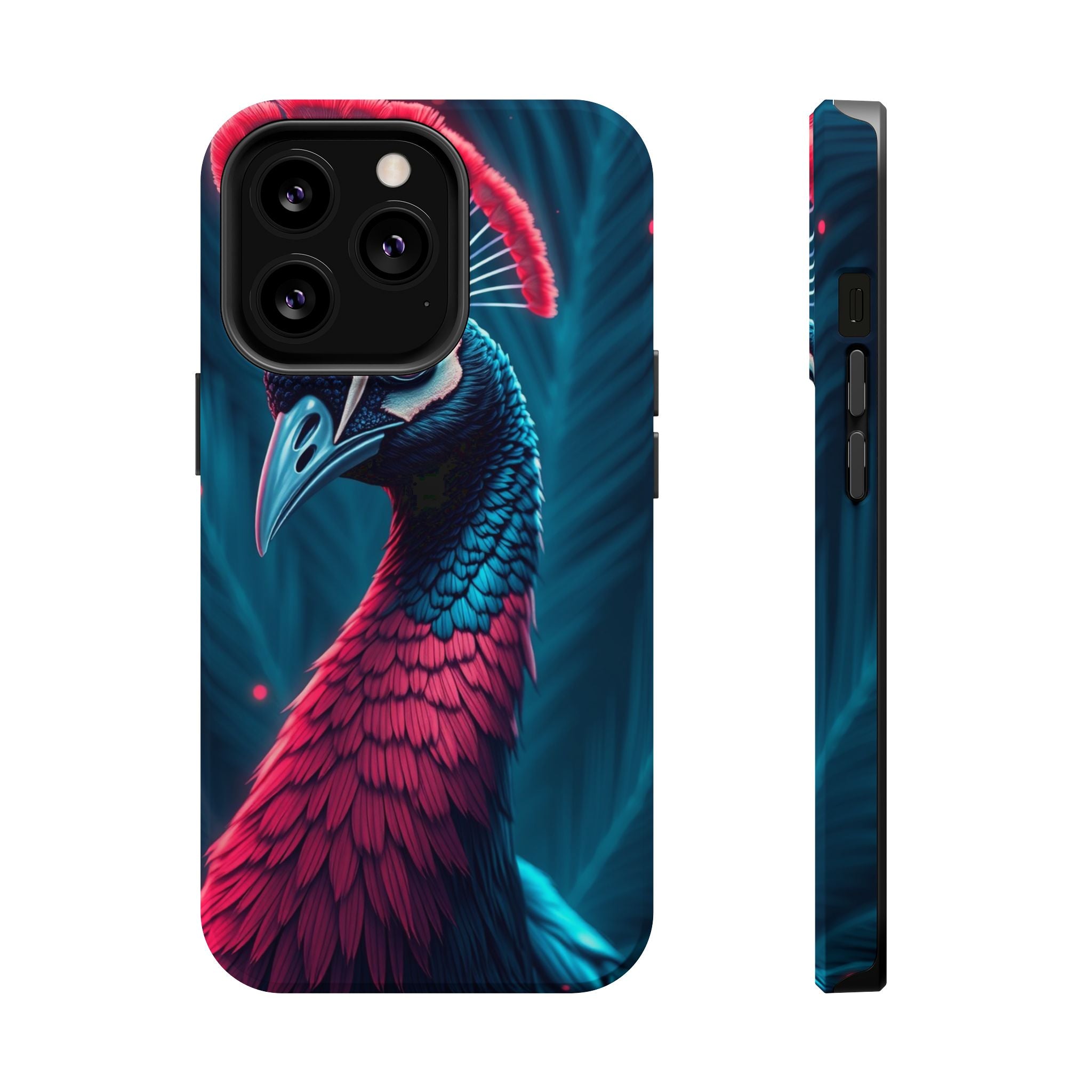 iPhone Nouveau Peacock Electric Art Slim Everyday Designer Case · iPhone Case