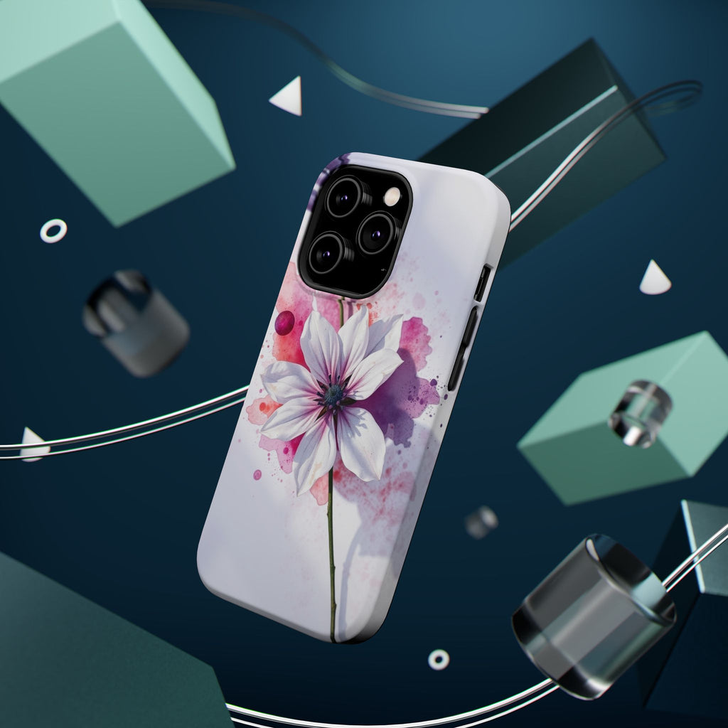 iPhone Floral Watercolor Splash Bold Art Slim Everyday iPhone 15 · iPhone Case