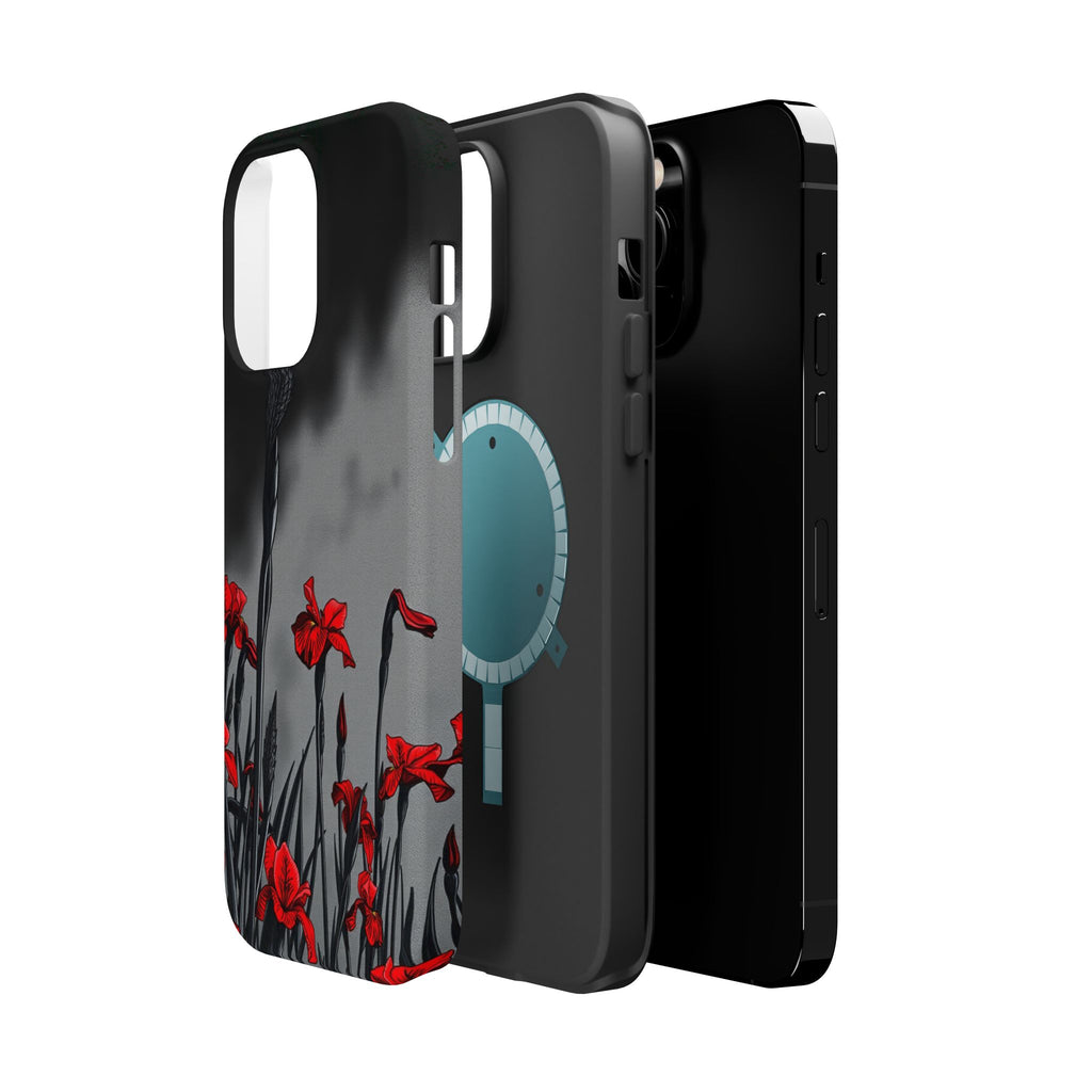iPhone Iris Garden Cinematic Art Soft Finish Everyday Cas Slim Snap Case · iPhon