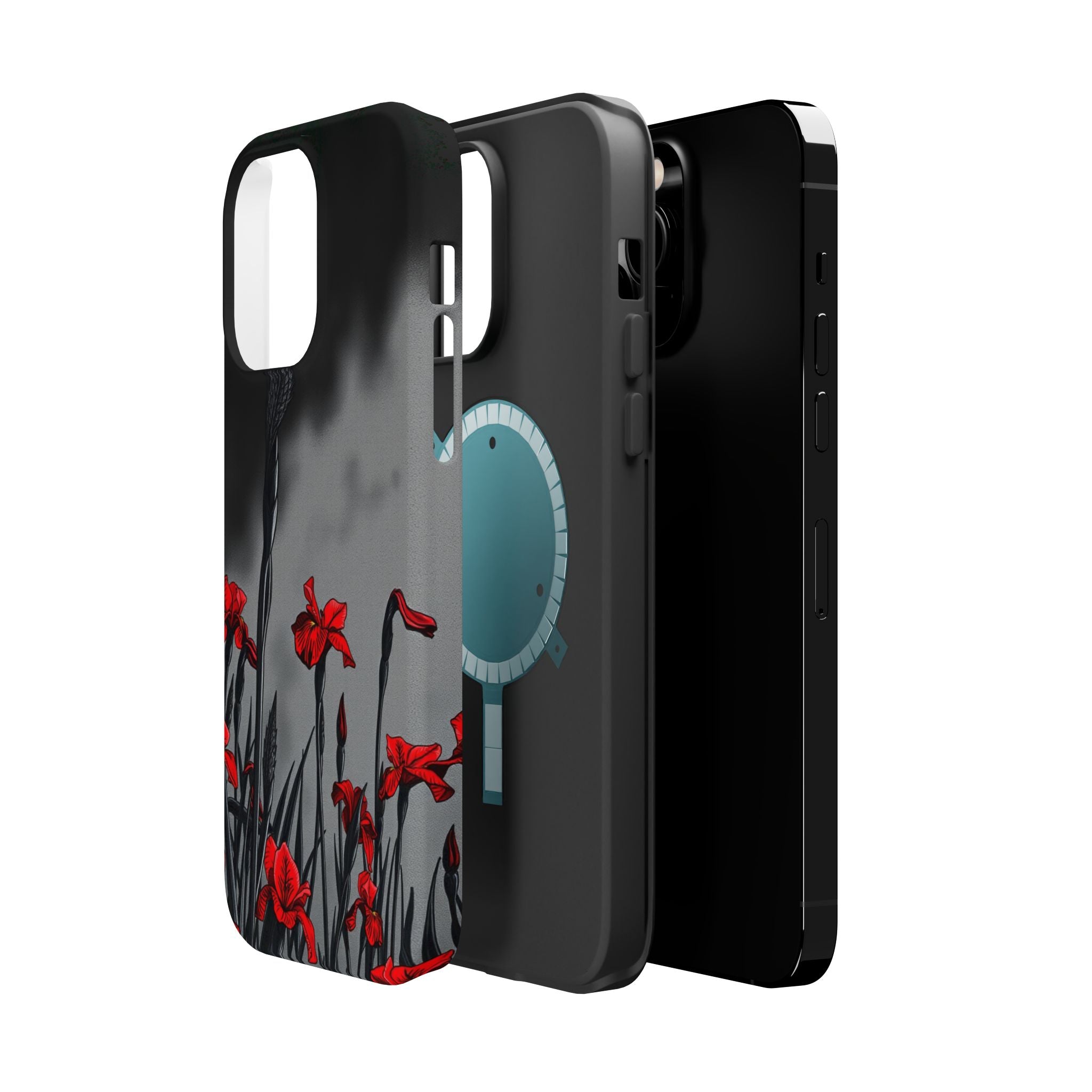 iPhone Iris Garden Cinematic Art Soft Finish Everyday Cas Slim Snap Case · iPhon