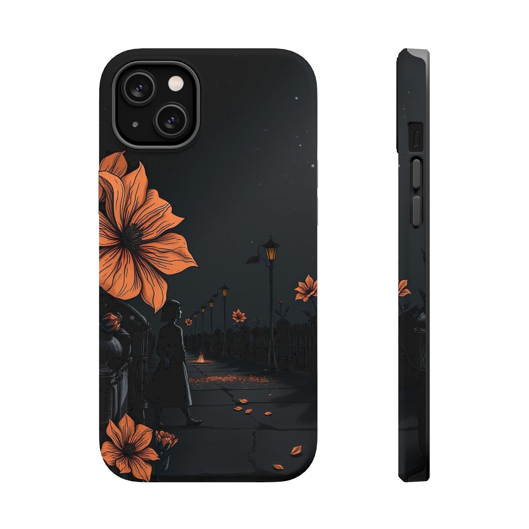 iPhone Night Bloomer Electric Art Bold Modern Everyday Snap Case · iPhone Case
