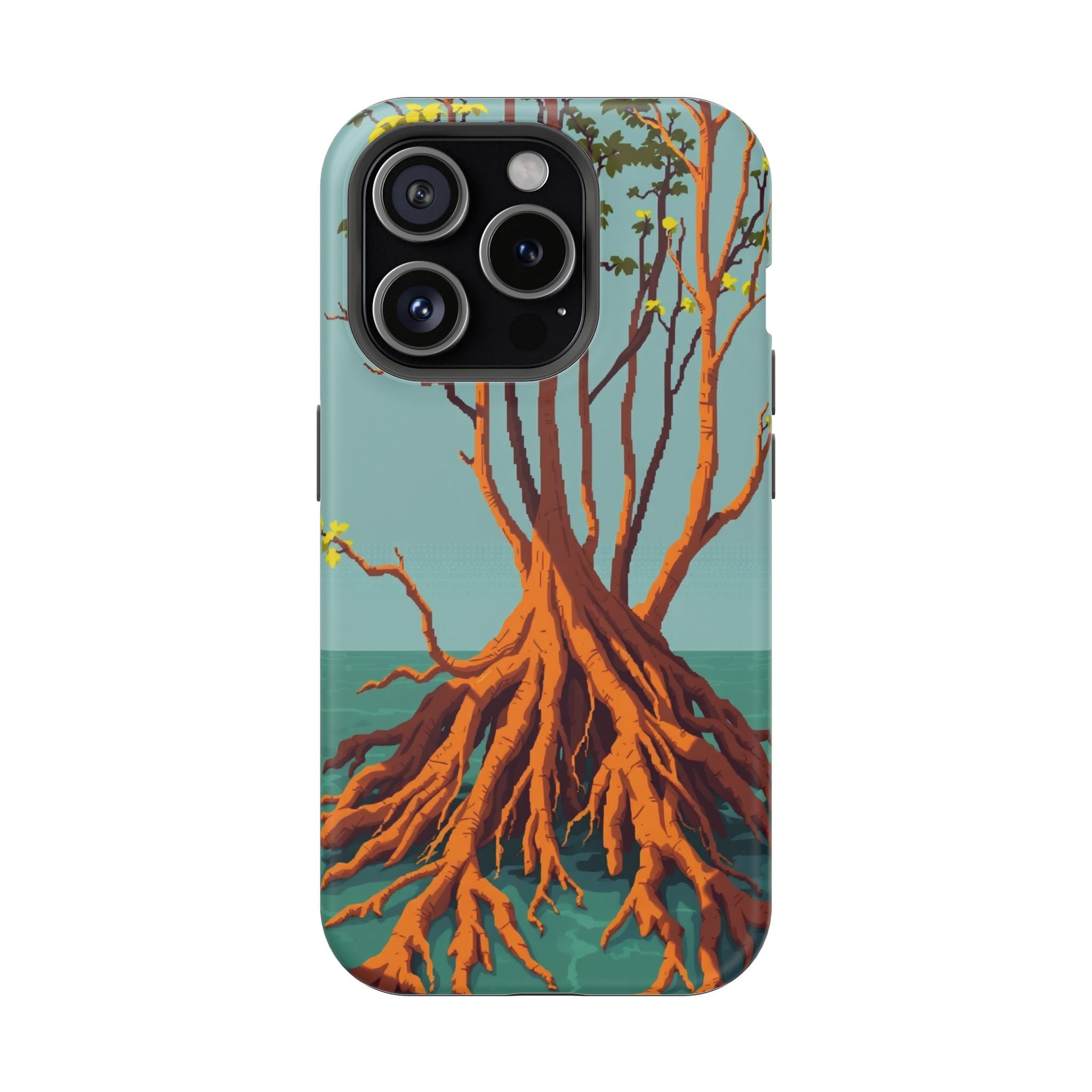 iPhone Mustard And Rust Mangrove Roots Slim Everyday iPhone 13 Designer · iPhone