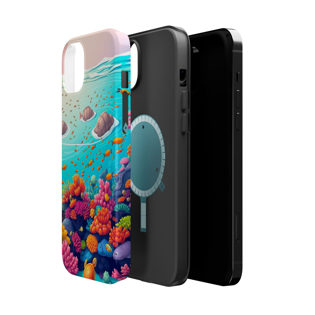 iPhone Coral Reef Panorama Kids Fun Phone Case Gift Slim Snap Case · iPhone Case