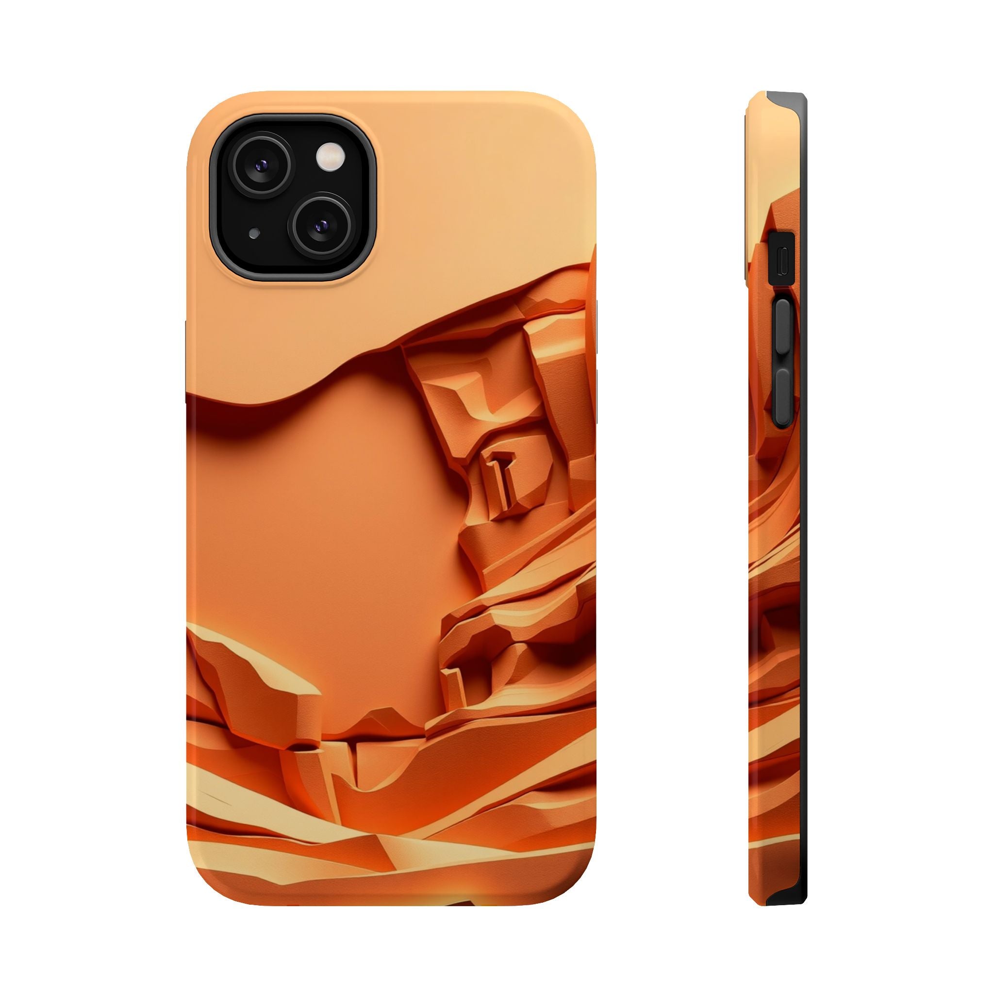 iPhone Burnt Orange And Sand Canyon Wall Slim Everyday iPhone 12 · iPhone Case