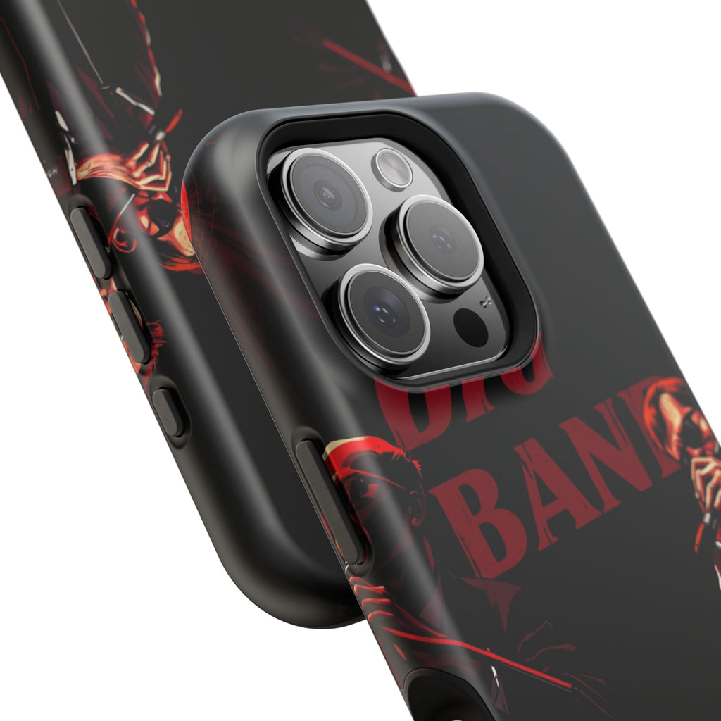 iPhone Black And Crimson Big Band Era Slim Everyday Designer Case · iPhone Case