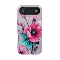 iPhone Mint And Blush Floral Ink Wash Slim Everyday Designer Case · iPhone Case