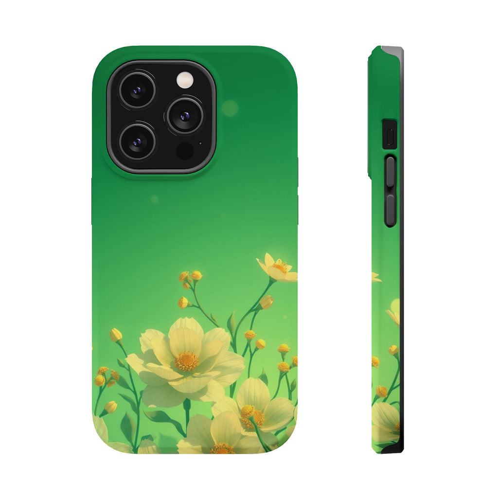 iPhone Vibrant Floral Ombre Design Bold Modern Everyday Snap Case · iPhone Case