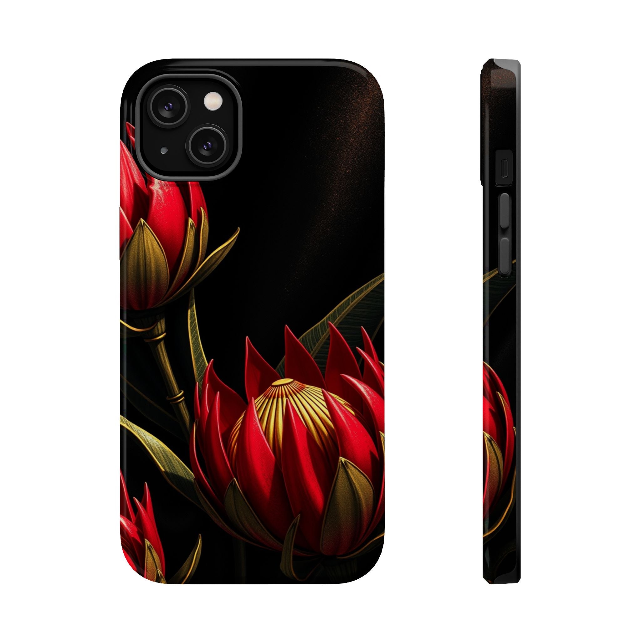 iPhone Protea Bold Gold Foil Luxury Slim Everyday Designer Case · iPhone Case