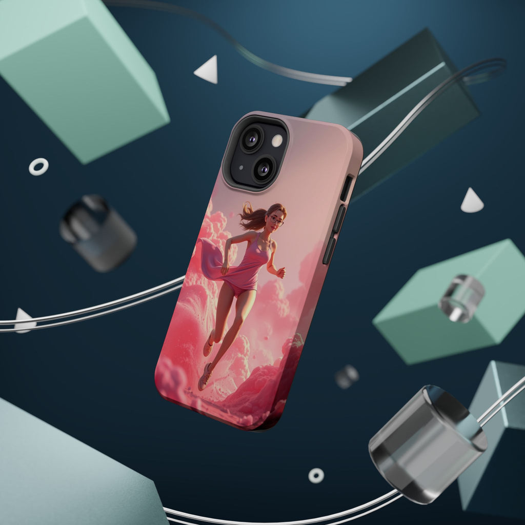 iPhone on Fumes 3D Digital Bold Modern Everyday Snap Case · iPhone Case