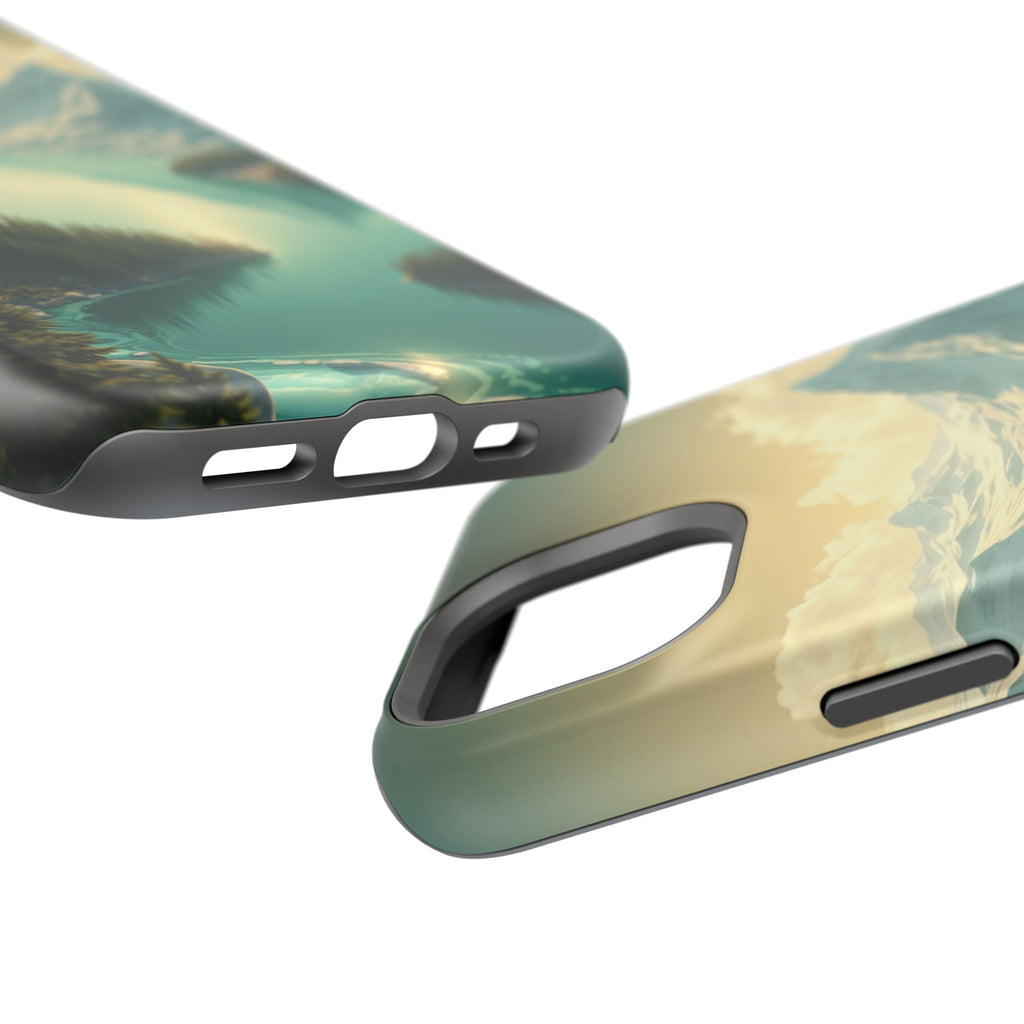 iPhone Glacier Lake Bold Art Slim Everyday Designer Case · iPhone Case